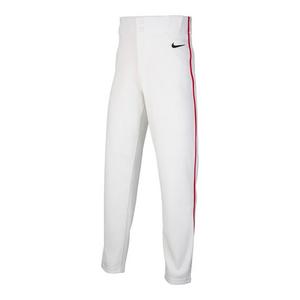 Nike Big Kids' Vapor Select 2 Piped Baseball Pants -White/Red