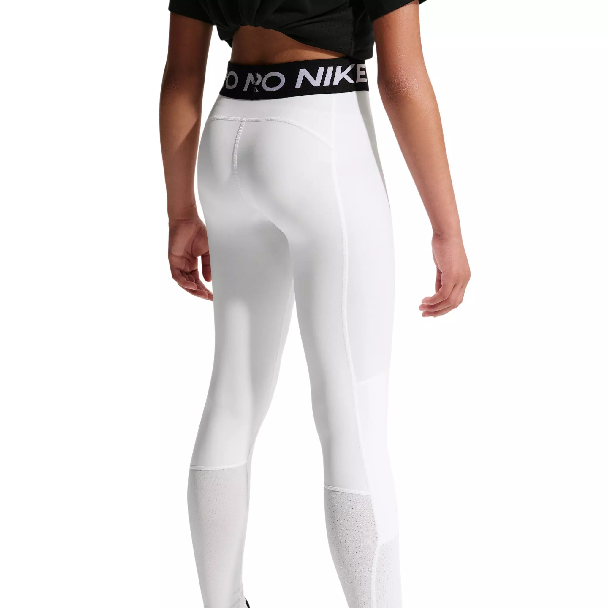 Nike Big Girls' Pro Dri-FIT Leggings - White - WHITE