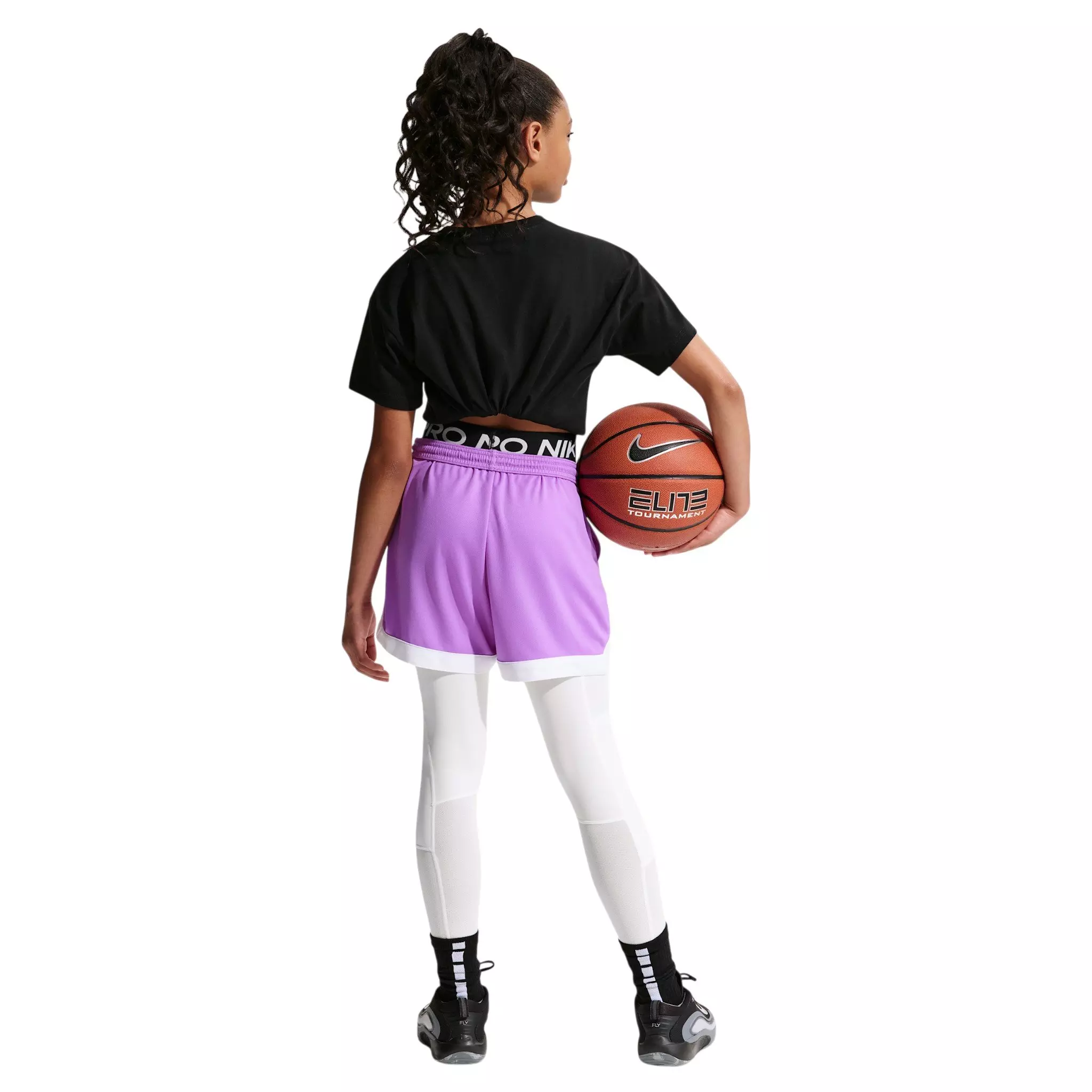 Nike Big Girls' Pro Dri-FIT Leggings - White - WHITE