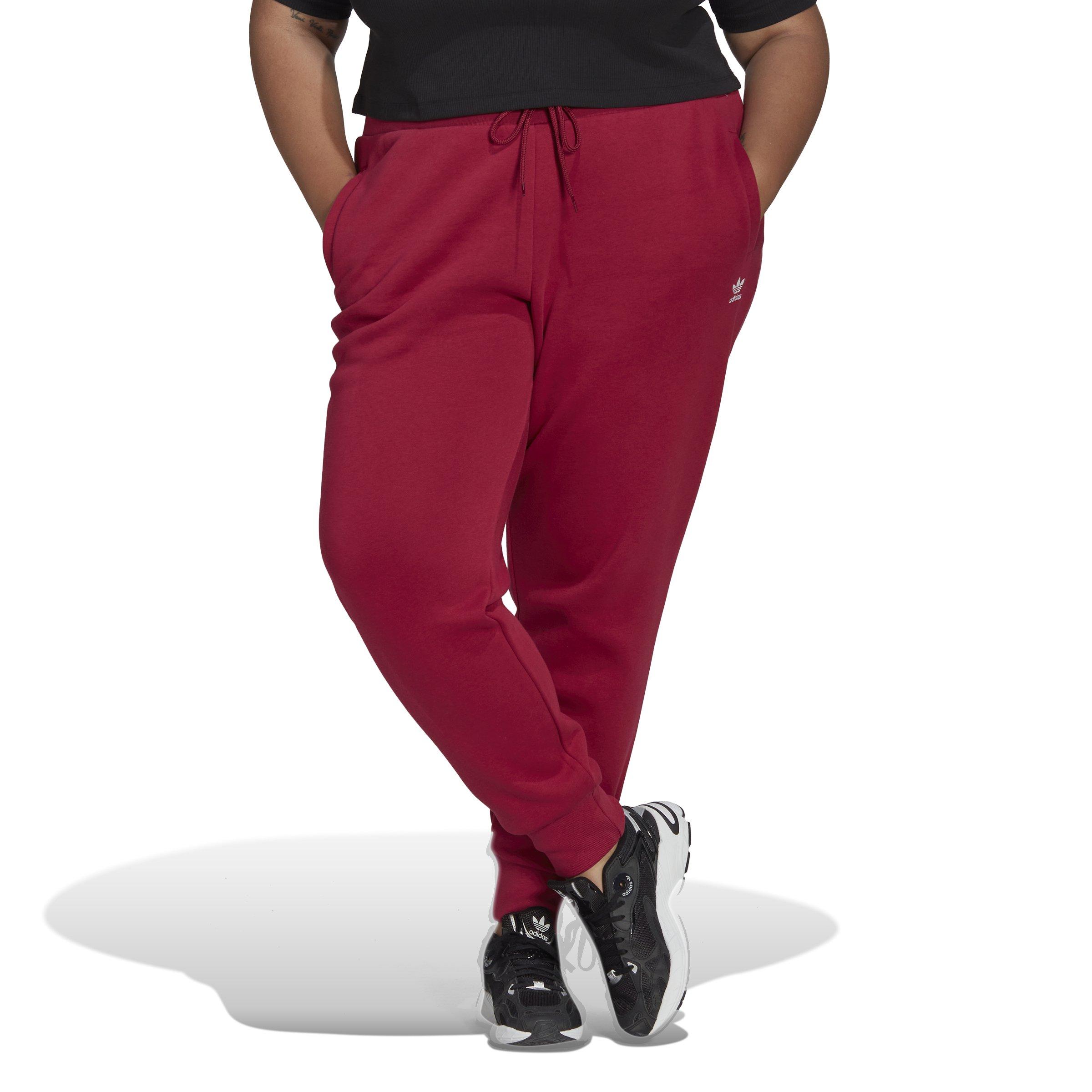 adidas Originals Women's Adicolor Essentials Fleece Slim Joggers-Red -  Hibbett | City Gear