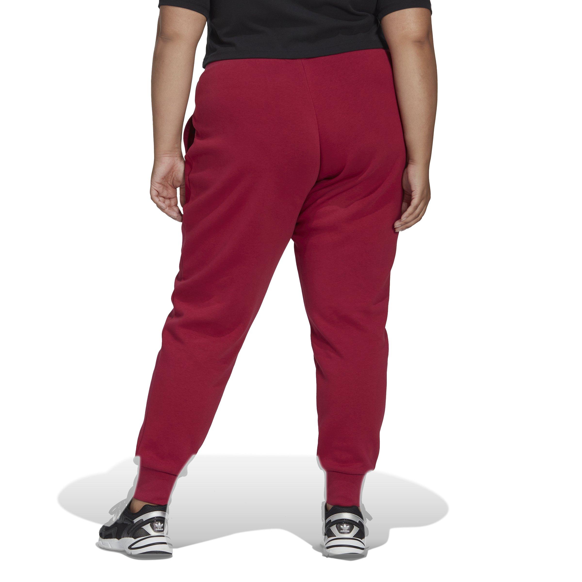 Essentials Women\'s Hibbett Joggers-Red Gear - Originals Slim adidas Fleece Adicolor City |