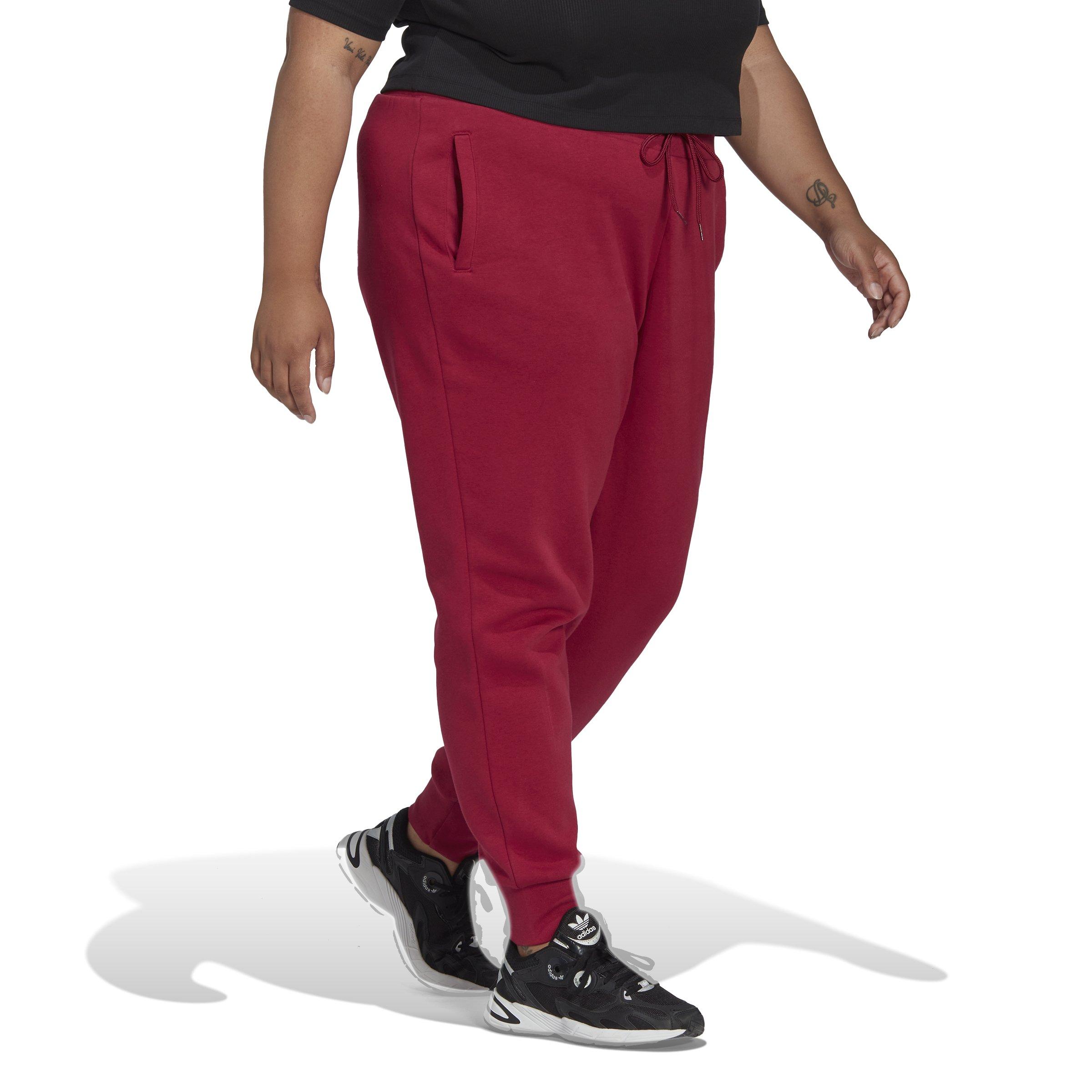 adidas Originals Women's Adicolor Essentials Fleece Slim Joggers-Red -  Hibbett | City Gear