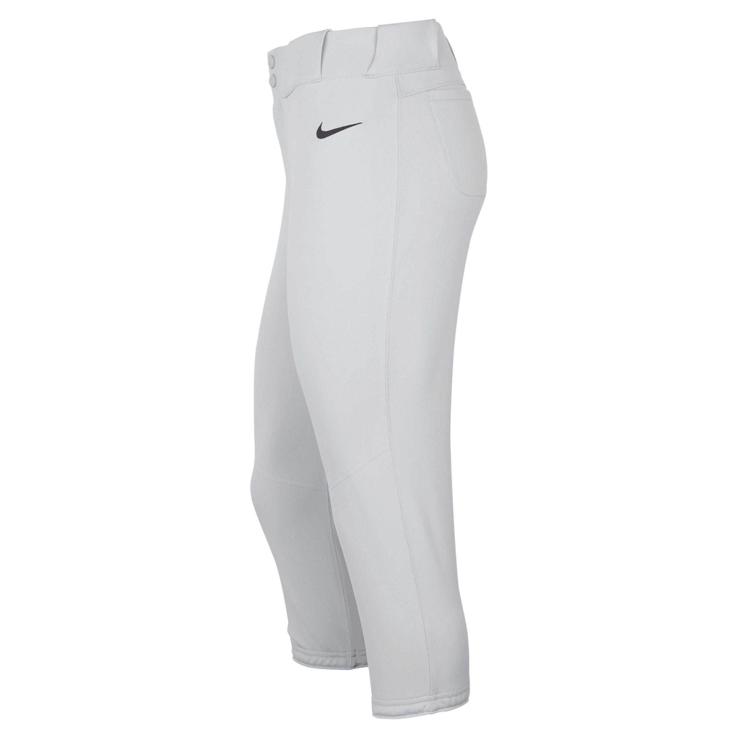Nike Women's Vapor Select 2 Softball Pants-Grey/Black - GREY/BLACK Thumbnail View 3