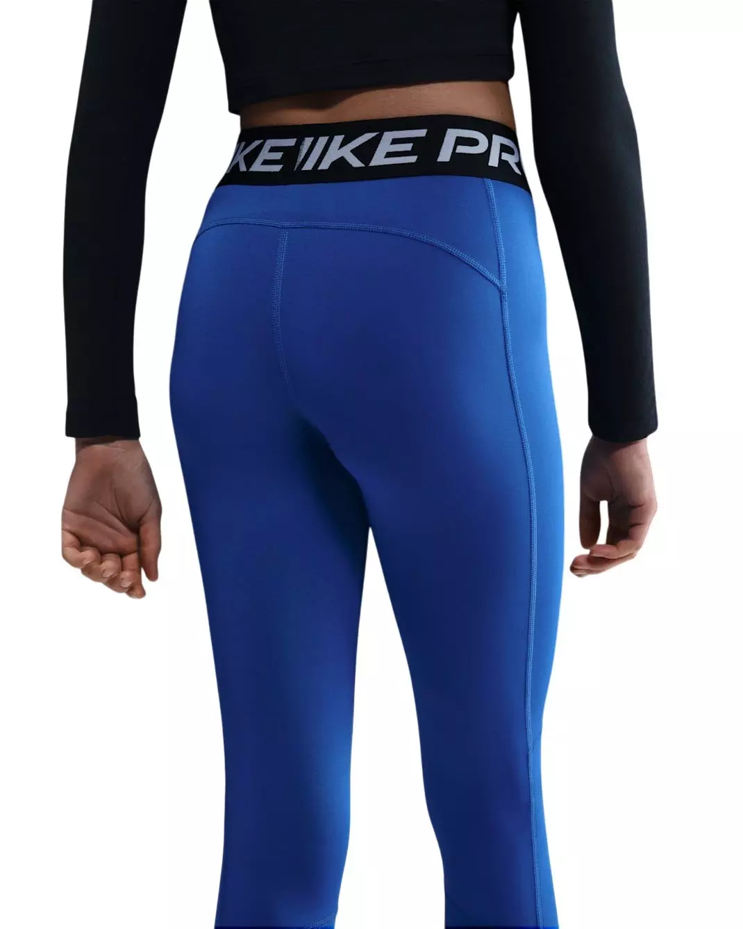 Nike Big Girls' Pro Dri-FIT Leggings - Blue - BLUE
