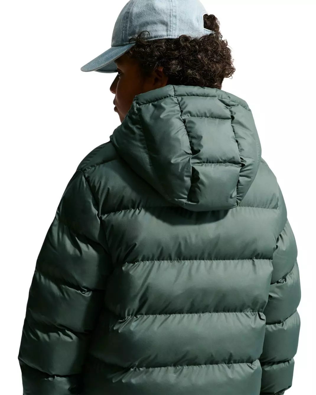 Nike Big Kids' Sportswear All Day Play Therma-FIT Loose Fit Puffer Jacket - Camo Green - CAMO GREEN