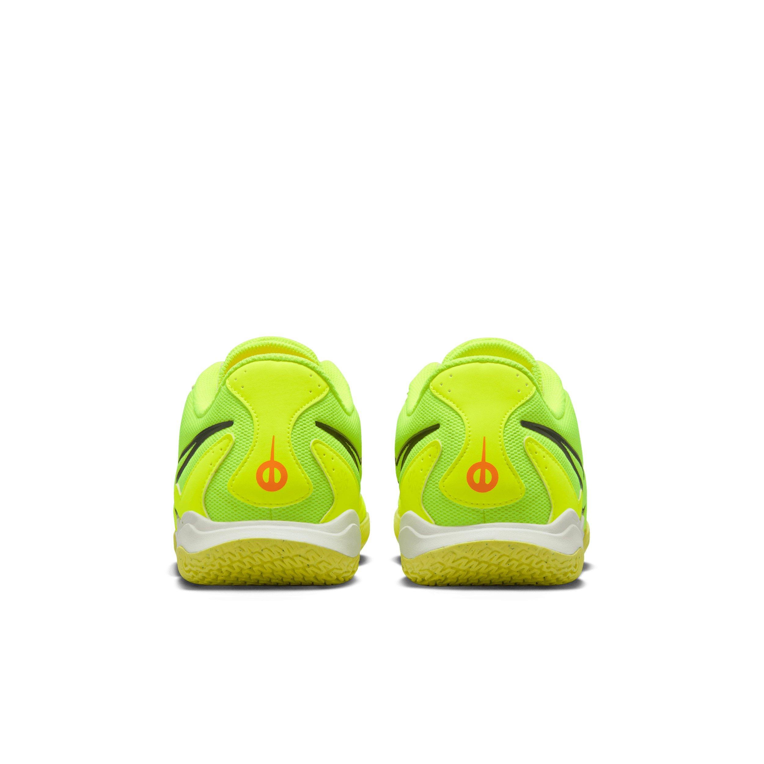 Nike Tiempo Legend 10 Academy IC "Volt/Black" Men's Soccer Shoe - VOLT/BLACK Thumbnail View 5