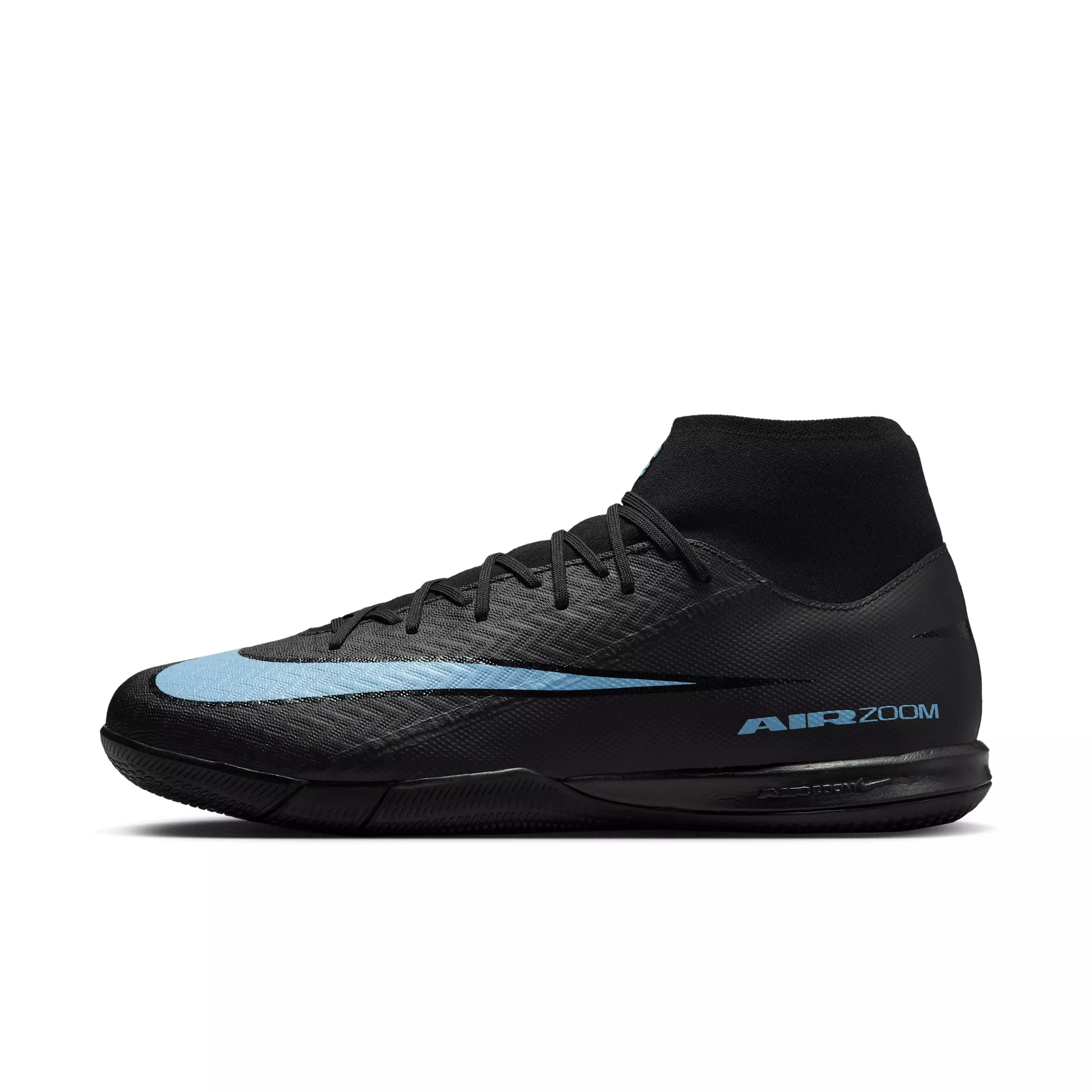 Nike Mercurial Superfly 10 Academy IC "Black/Ice Blue" Men's Soccer Shoe - BLACK/BLUE