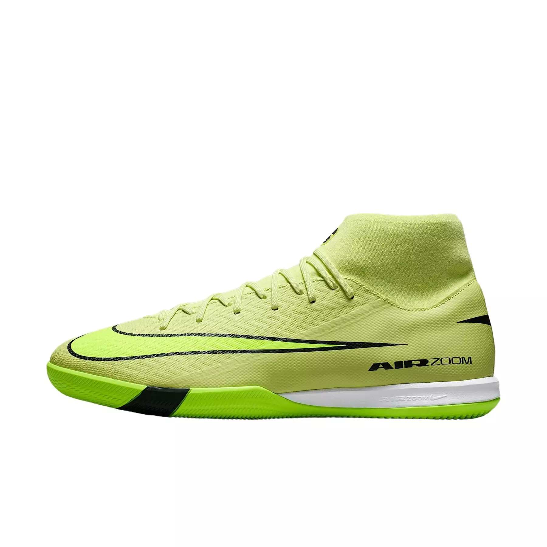Nike Mercurial Superfly 10 Academy IC "Limelight/Hyper Crimson/Volt" Men's Soccer Shoe - LIMELIGHT/CRIMSON/VOLT