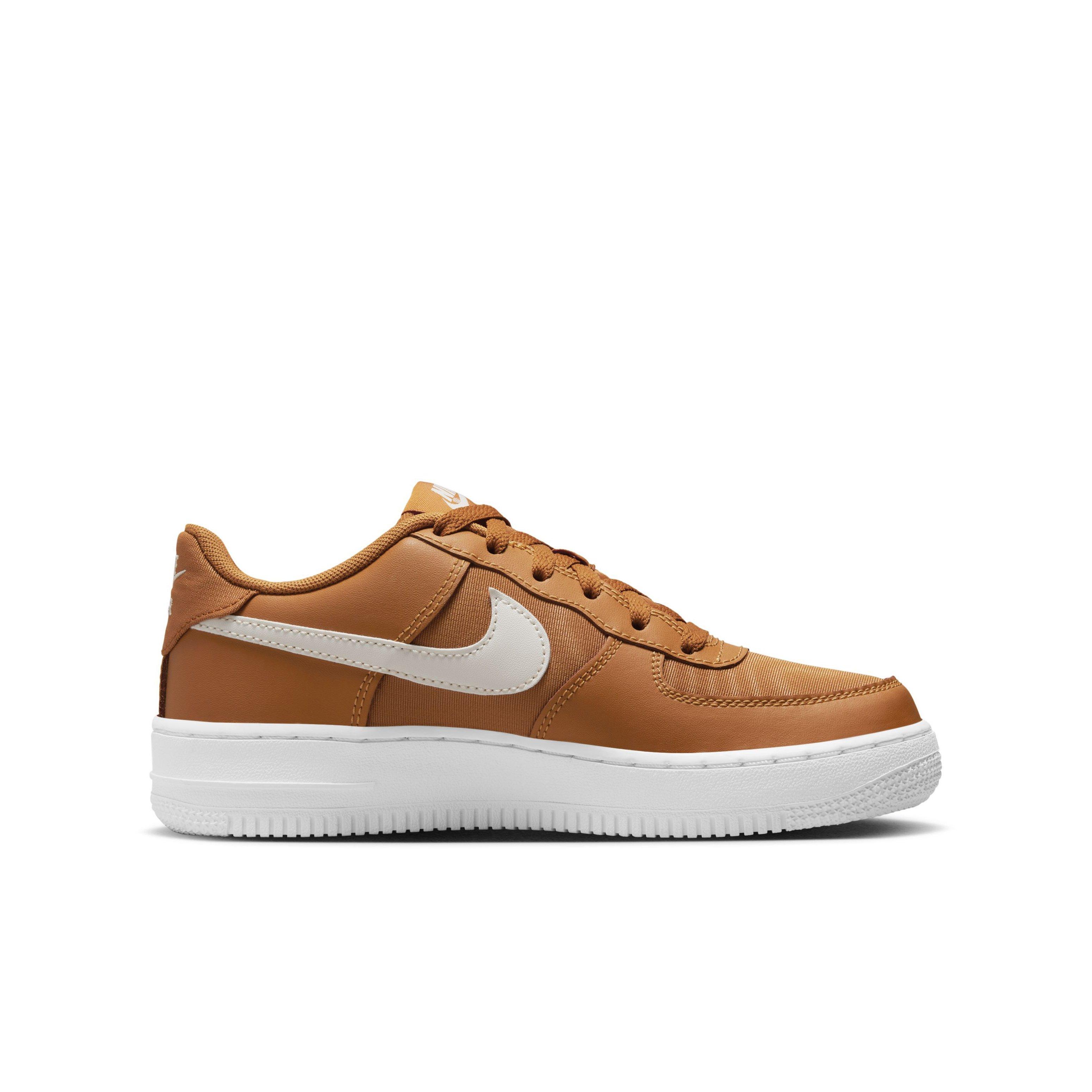 Kids Boys Youth Tan Nike Air Force 1 High Lv8 Trainers