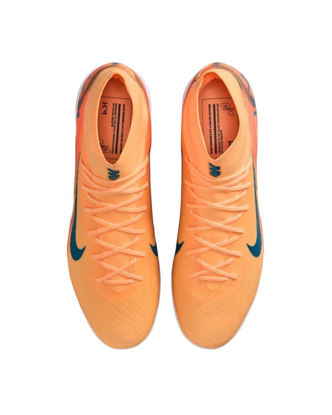 Nike Mercurial Superfly 10 Academy IC "Melon Tint/Igloo/Neo Turquoise" Men's Soccer Shoe - MELON/INGLOO/TURQUOISE Thumbnail View 4