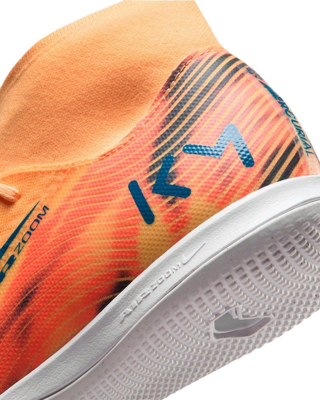 Nike Mercurial Superfly 10 Academy IC "Melon Tint/Igloo/Neo Turquoise" Men's Soccer Shoe - MELON/INGLOO/TURQUOISE Thumbnail View 8