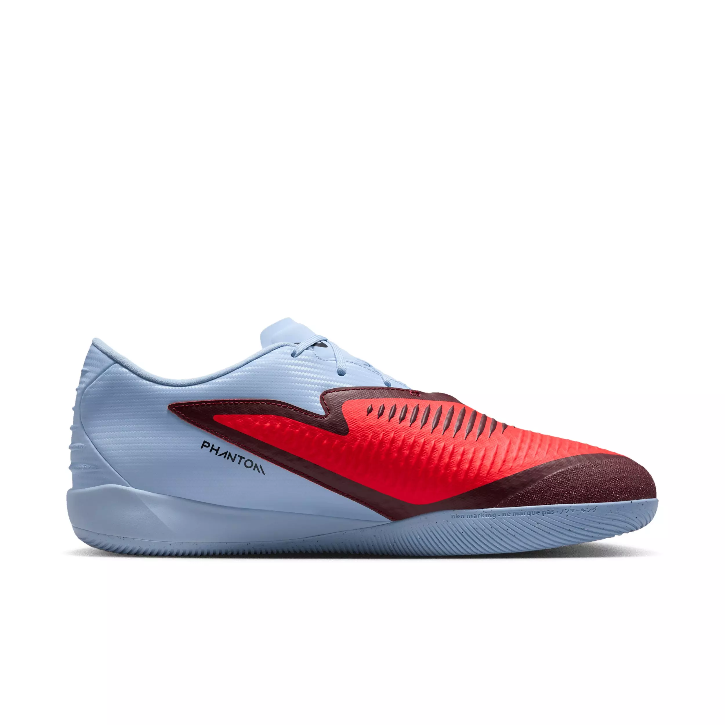Nike Phantom 6 Low Academy IC "Royal Tint/Bright Crimson" Men's Soccer Shoe - ROYAL/CRIMSON