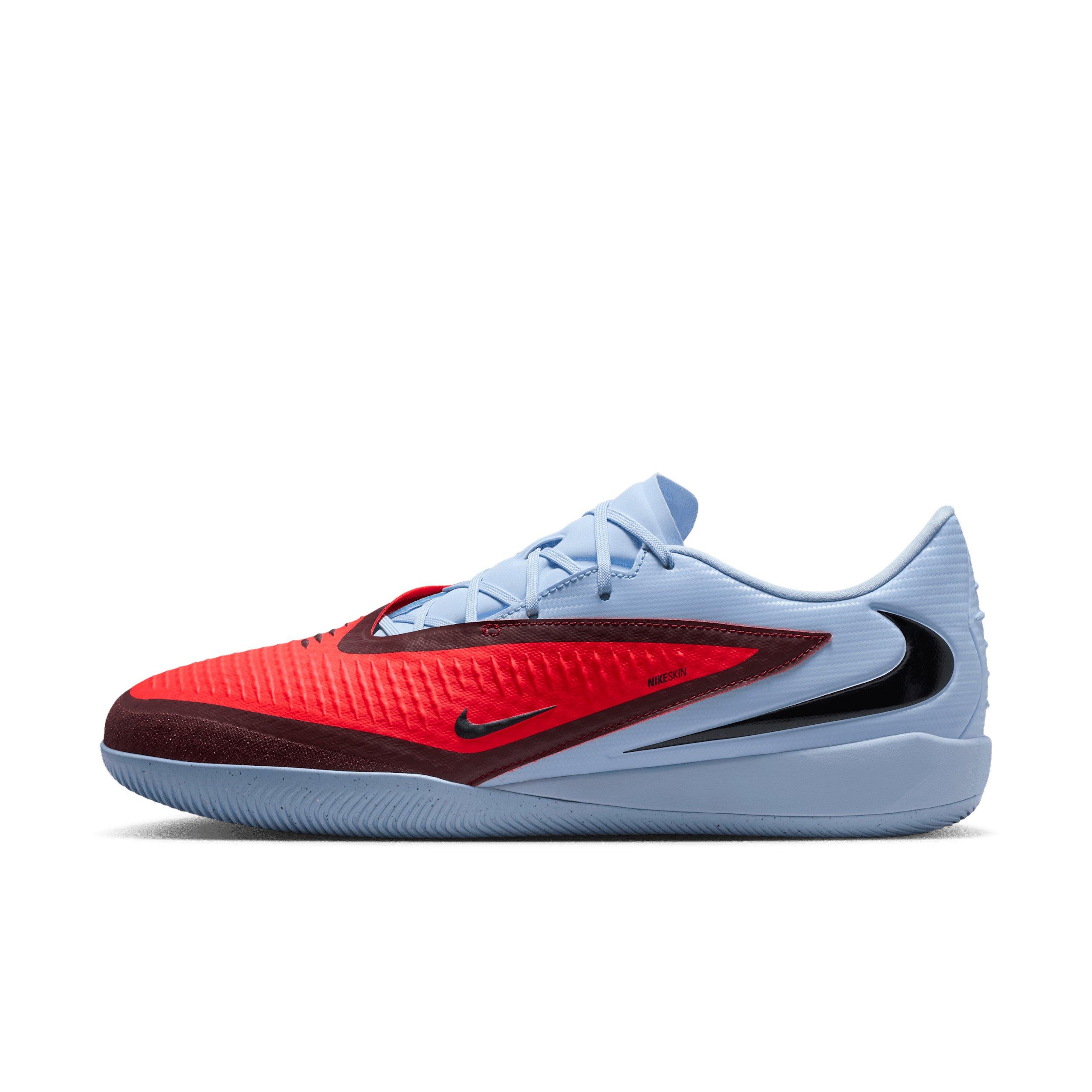 Nike Phantom 6 Low Academy IC "Royal Tint/Bright Crimson" Men's Soccer Shoe - ROYAL/CRIMSON Thumbnail View 2