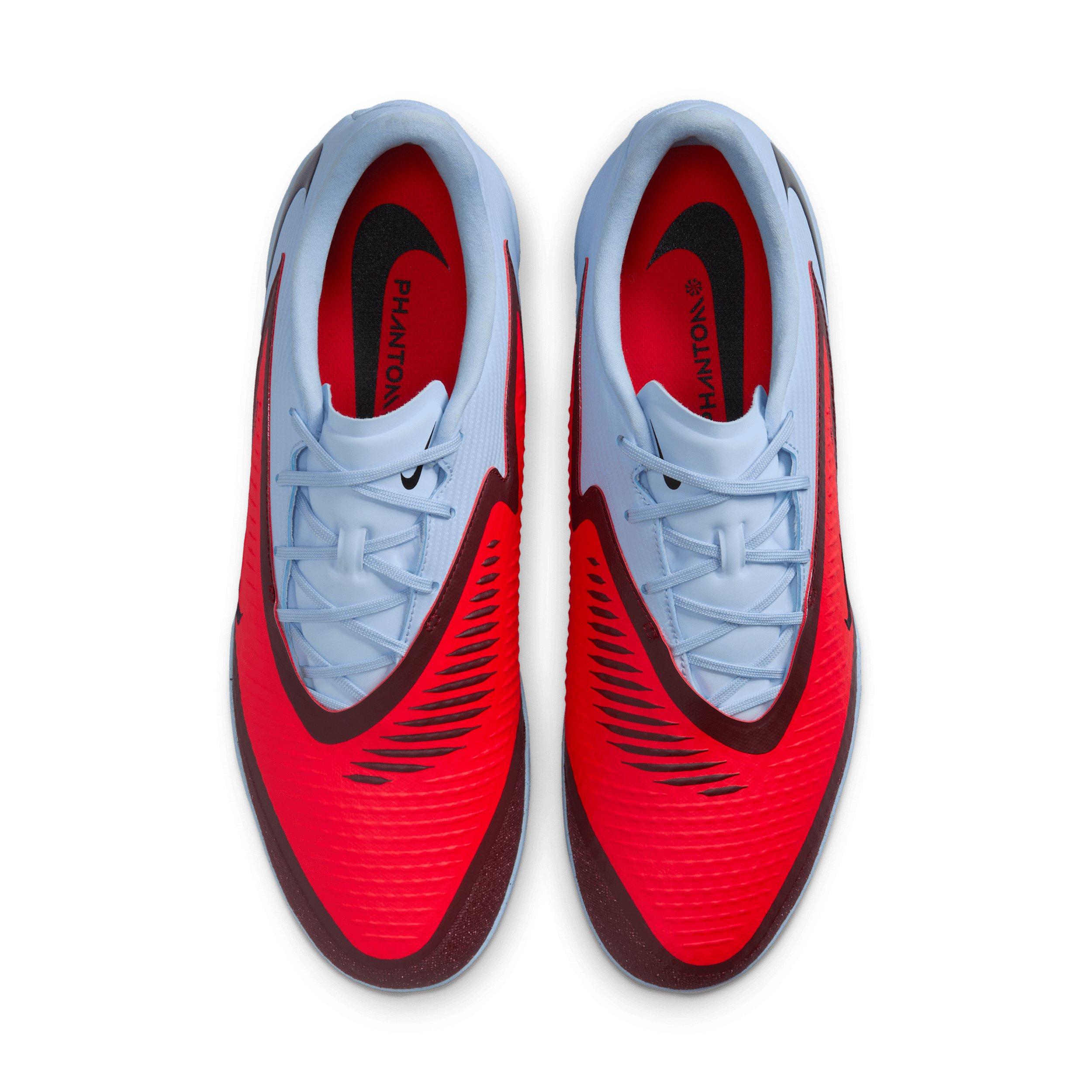 Nike Phantom 6 Low Academy IC "Royal Tint/Bright Crimson" Men's Soccer Shoe - ROYAL/CRIMSON Thumbnail View 4