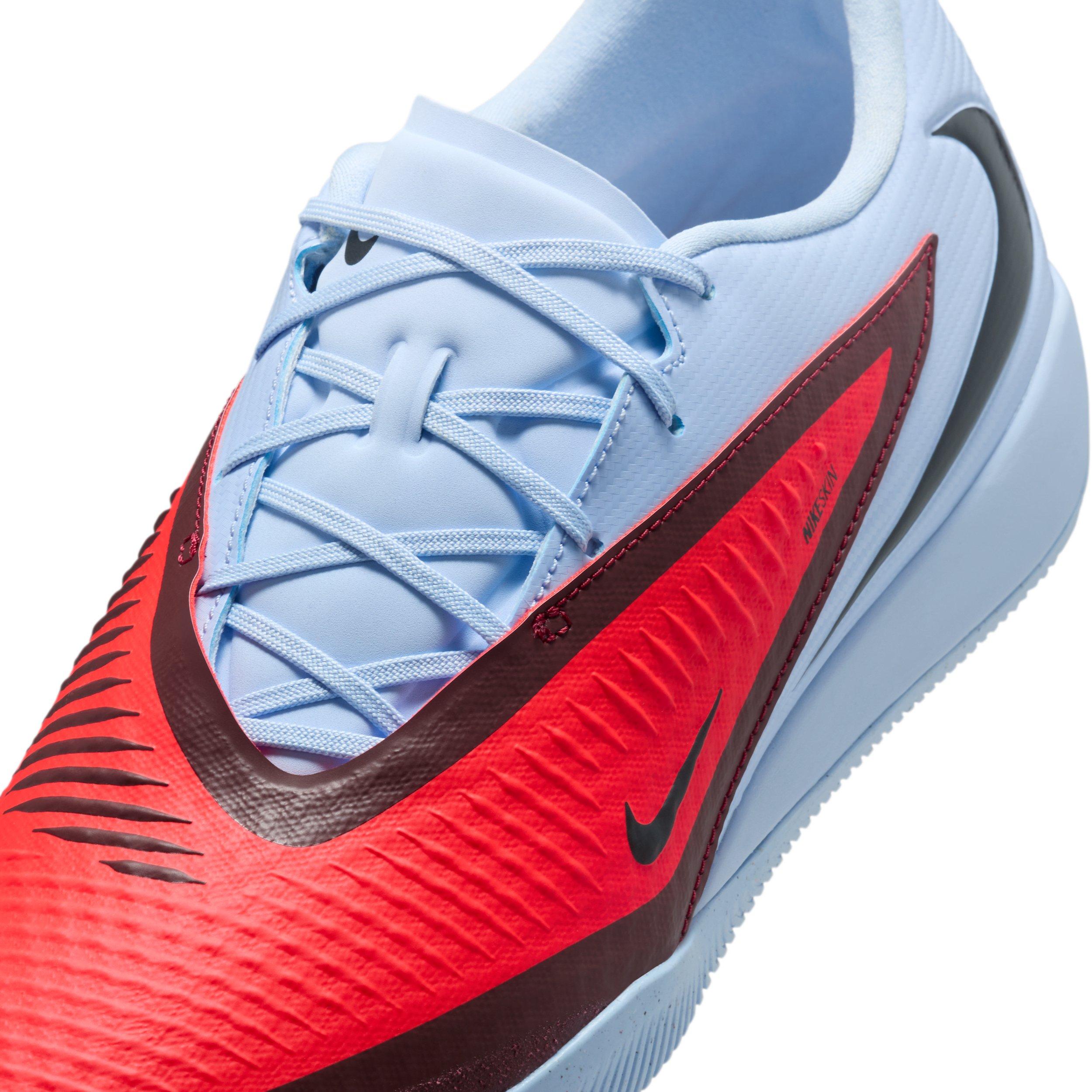 Nike Phantom 6 Low Academy IC "Royal Tint/Bright Crimson" Men's Soccer Shoe - ROYAL/CRIMSON Thumbnail View 7