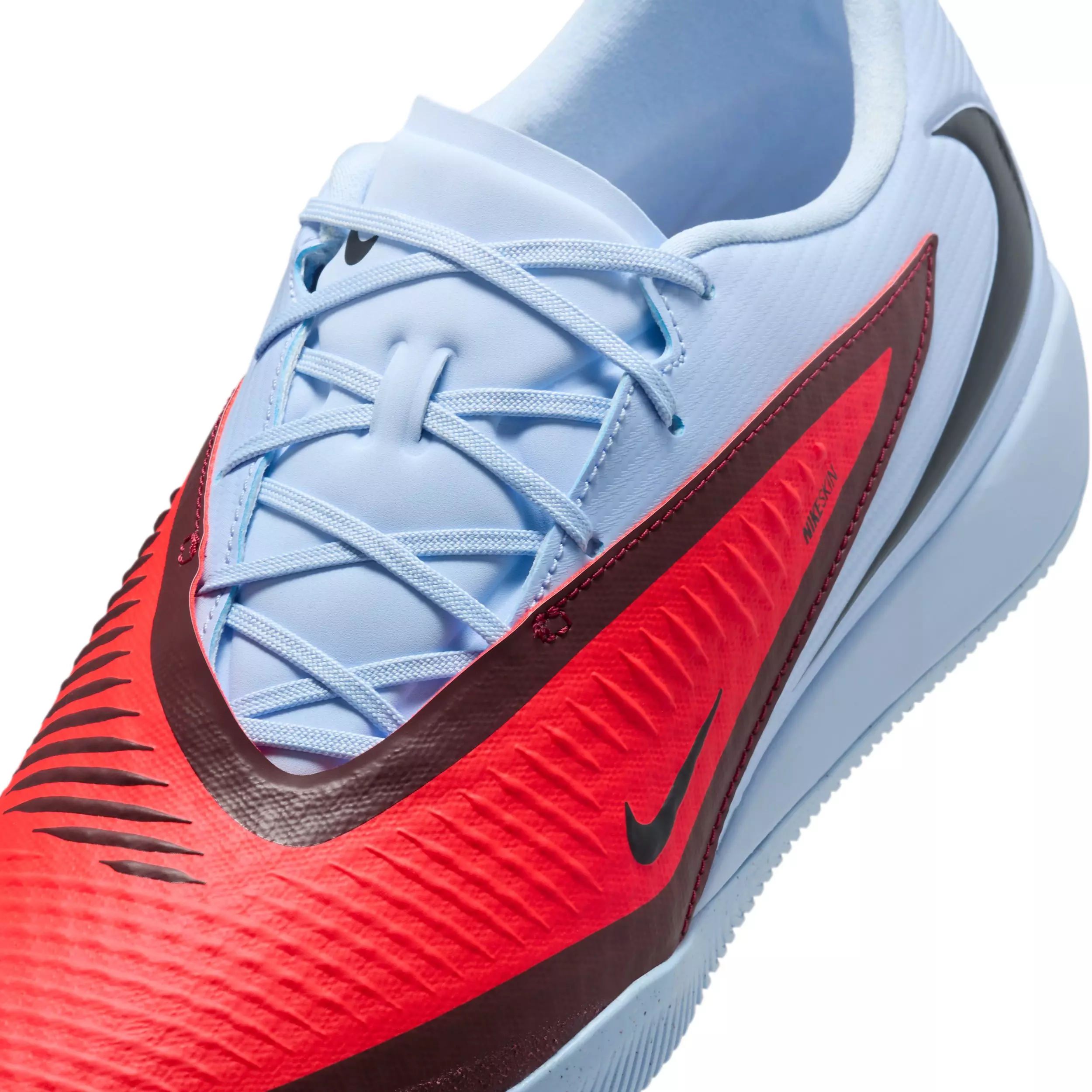 Nike Phantom 6 Low Academy IC "Royal Tint/Bright Crimson" Men's Soccer Shoe - ROYAL/CRIMSON