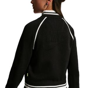 Nike Big Girls' Sportswear Collection Sweater Track Jacket - Black - BLACK