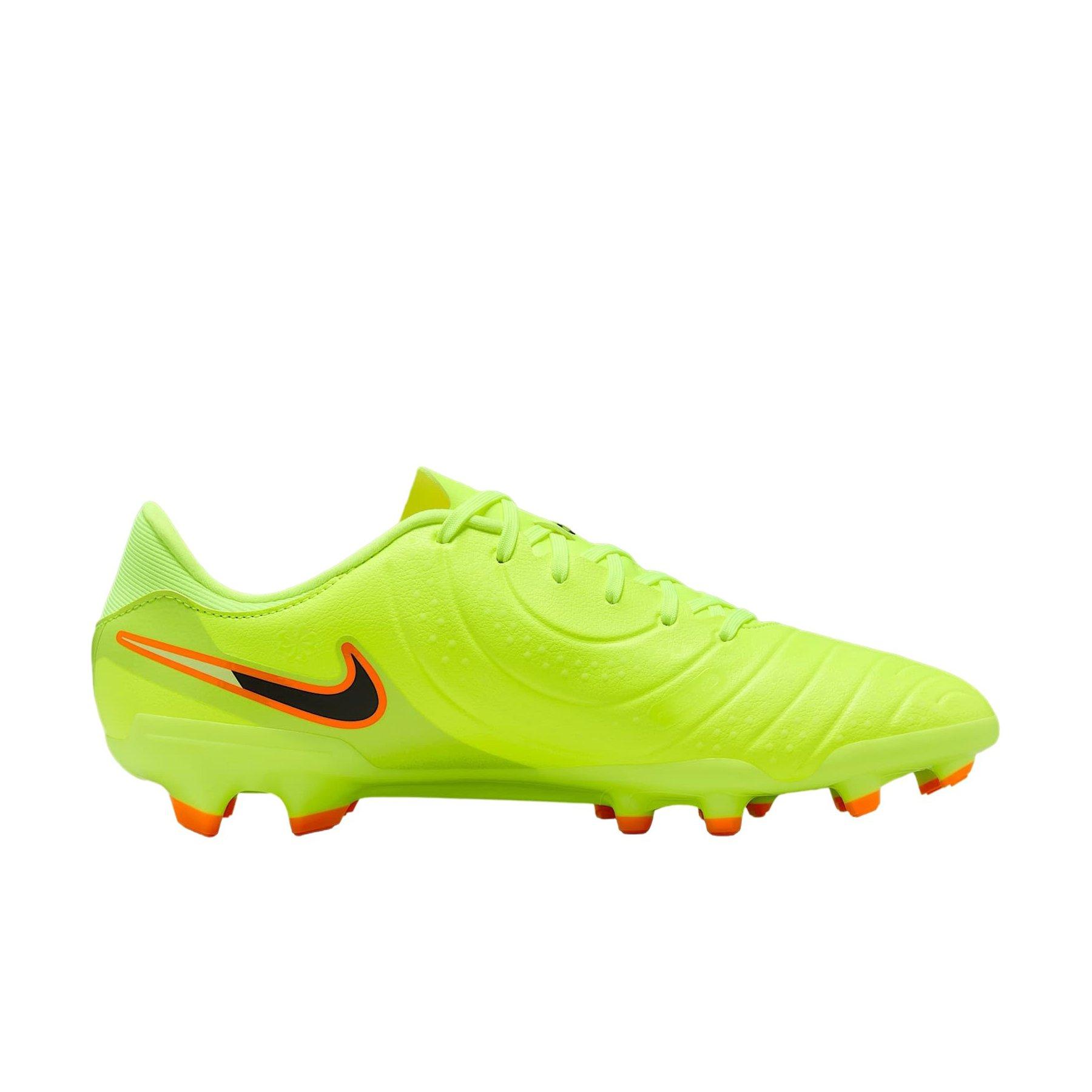 Nike Tiempo Legend 10 Academy MG "Volt/Black" Men's Soccer Cleat - VOLT/BLACK Thumbnail View 1