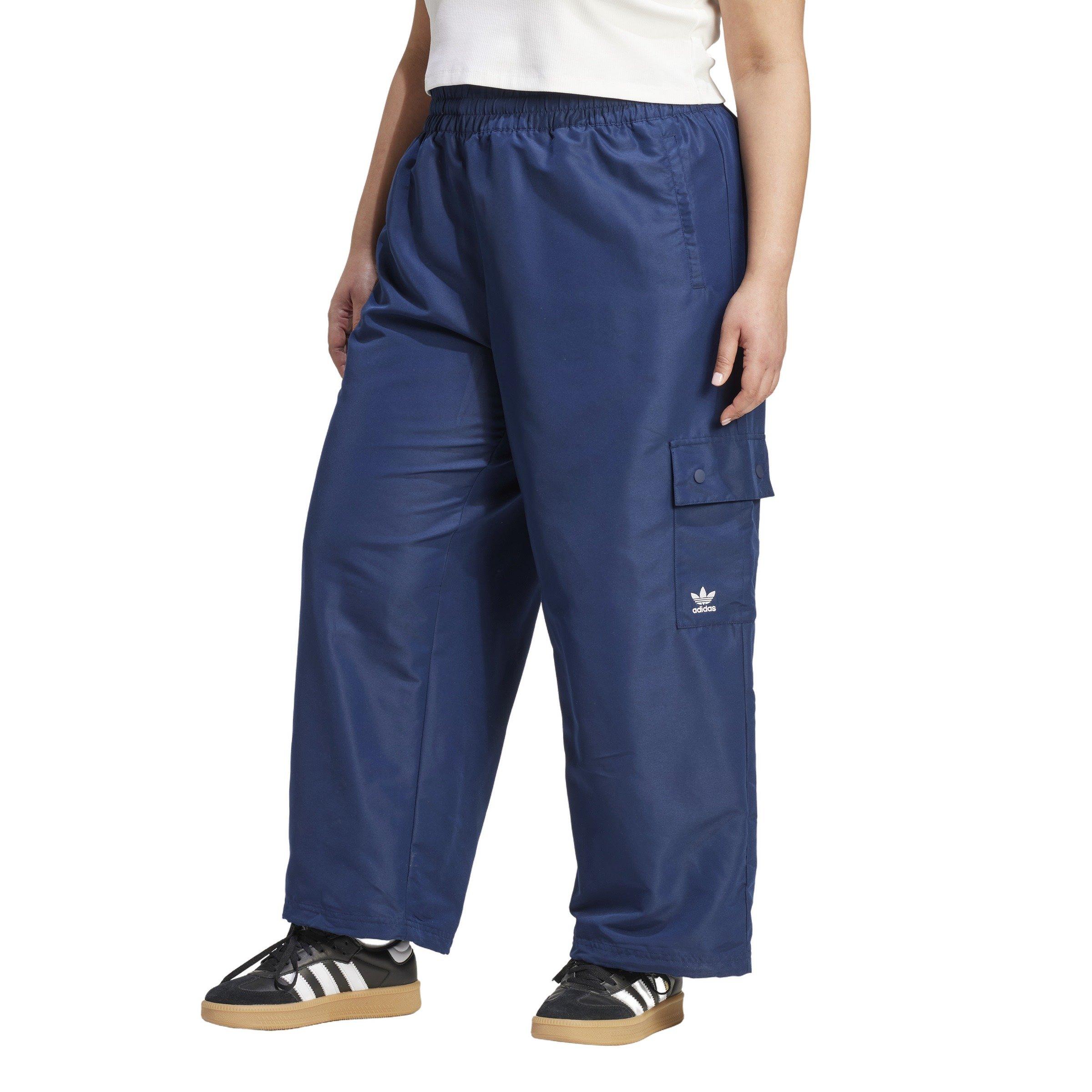 adidas Originals Women's Woven Essentials Cargo Joggers -Blue - BLUE Thumbnail View 1