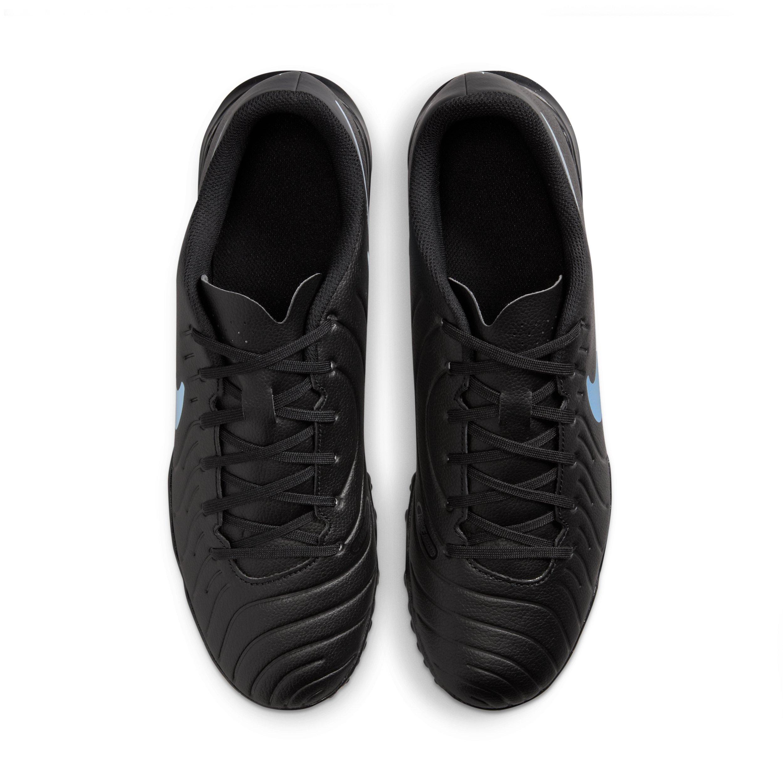Nike Tiempo Legend 10 Club Turf "Black/Black" Men's Soccer Shoe - BLACK/BLACK Thumbnail View 4