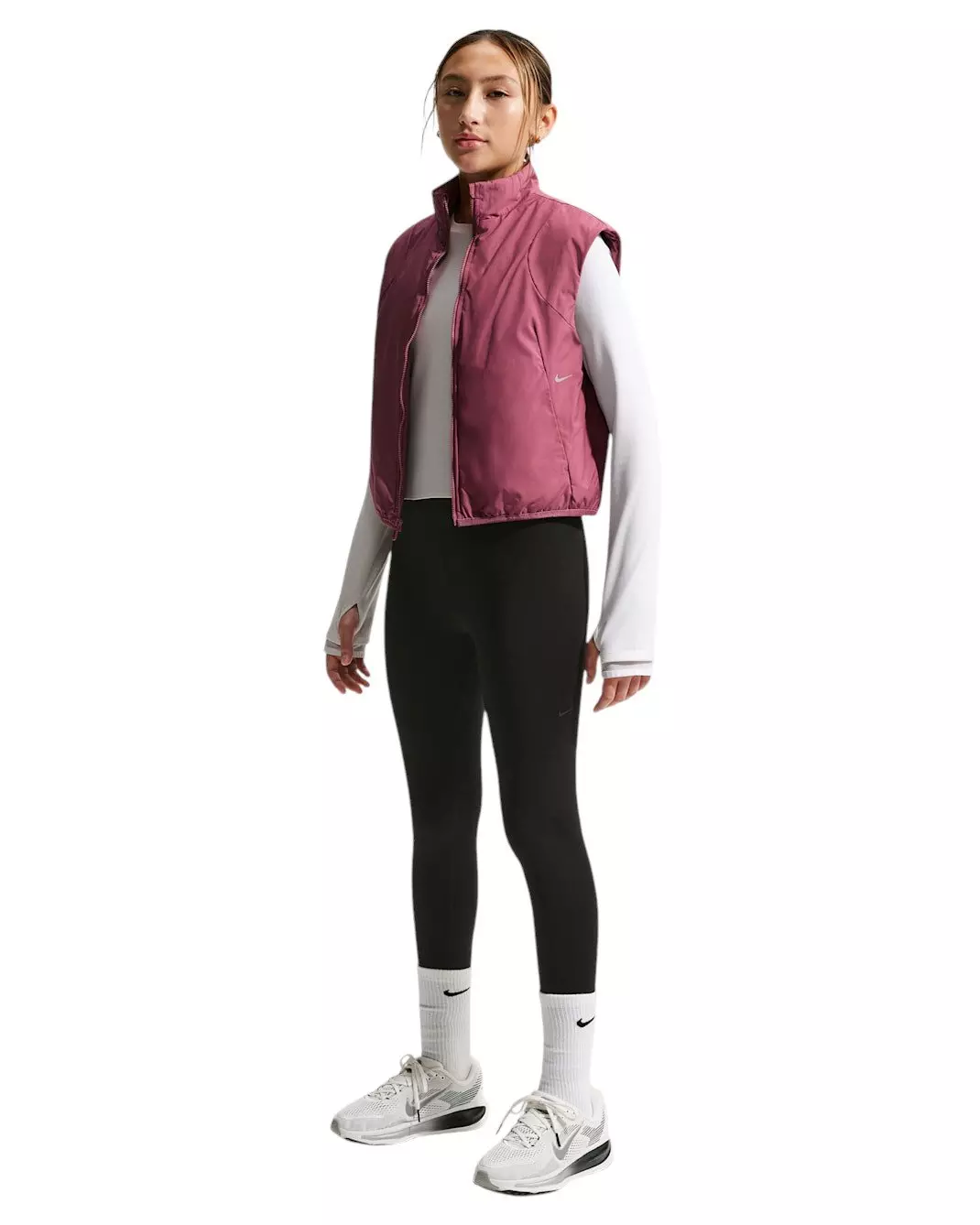 Nike Big Girls' MAVN Storm-FIT Vest - Pink Smoke - PINK SMOKE