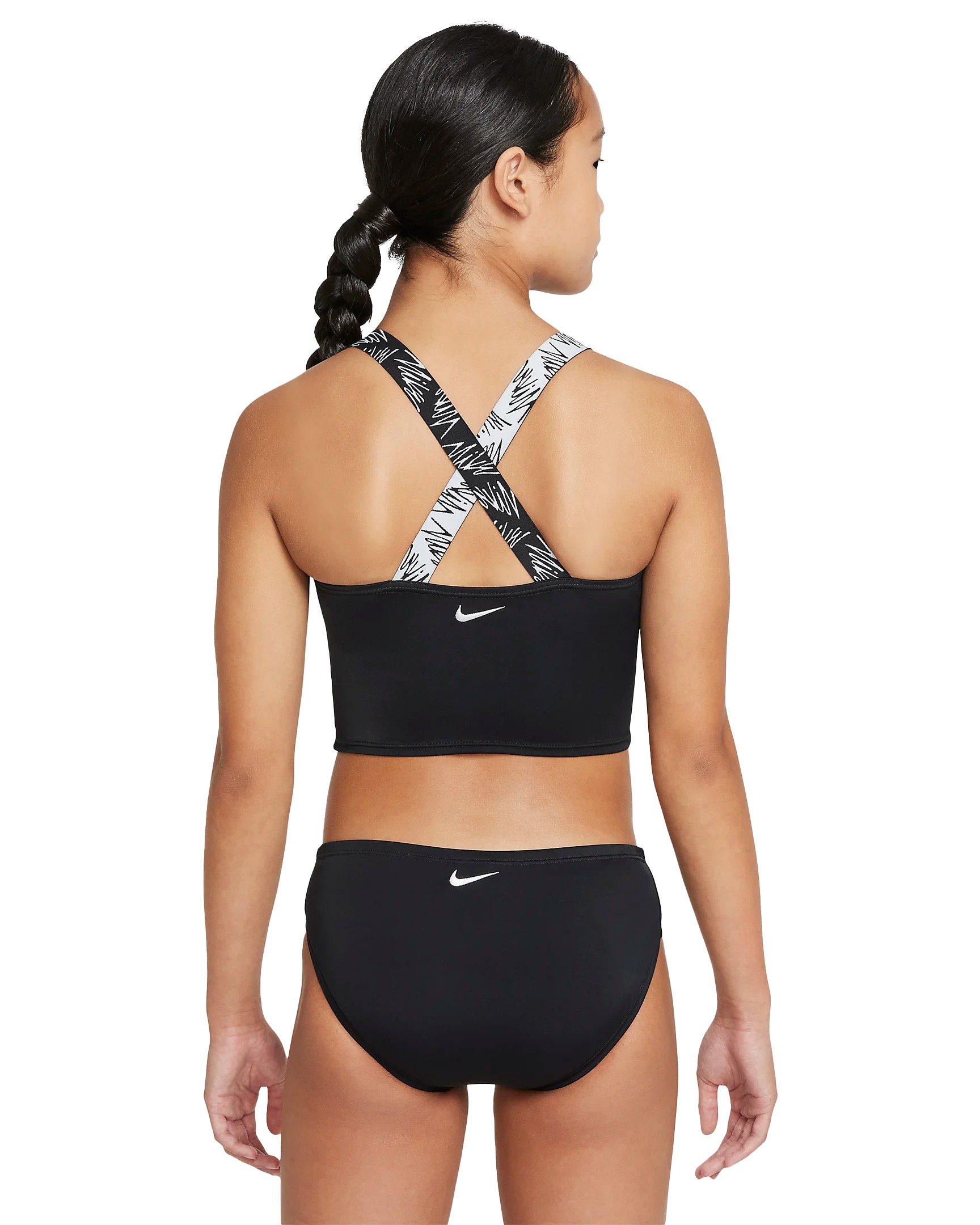 Junior Girls' [7-16] Crossback Two-Piece Midkini, Nike