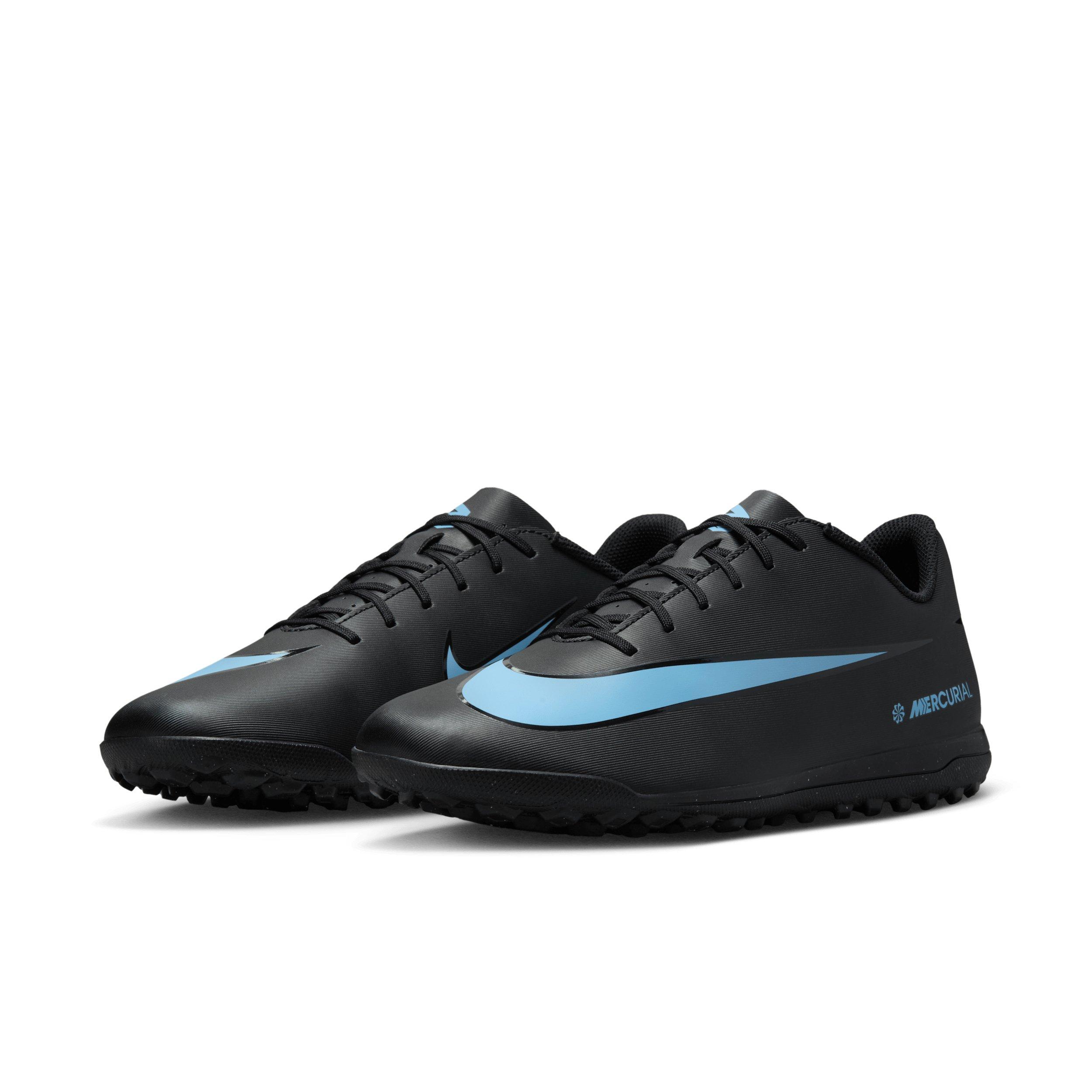 Nike Mercurial Vapor 16 Club Turf "Black/Ice Blue" Men's Soccer Shoe - BLACK/BLUE Thumbnail View 3