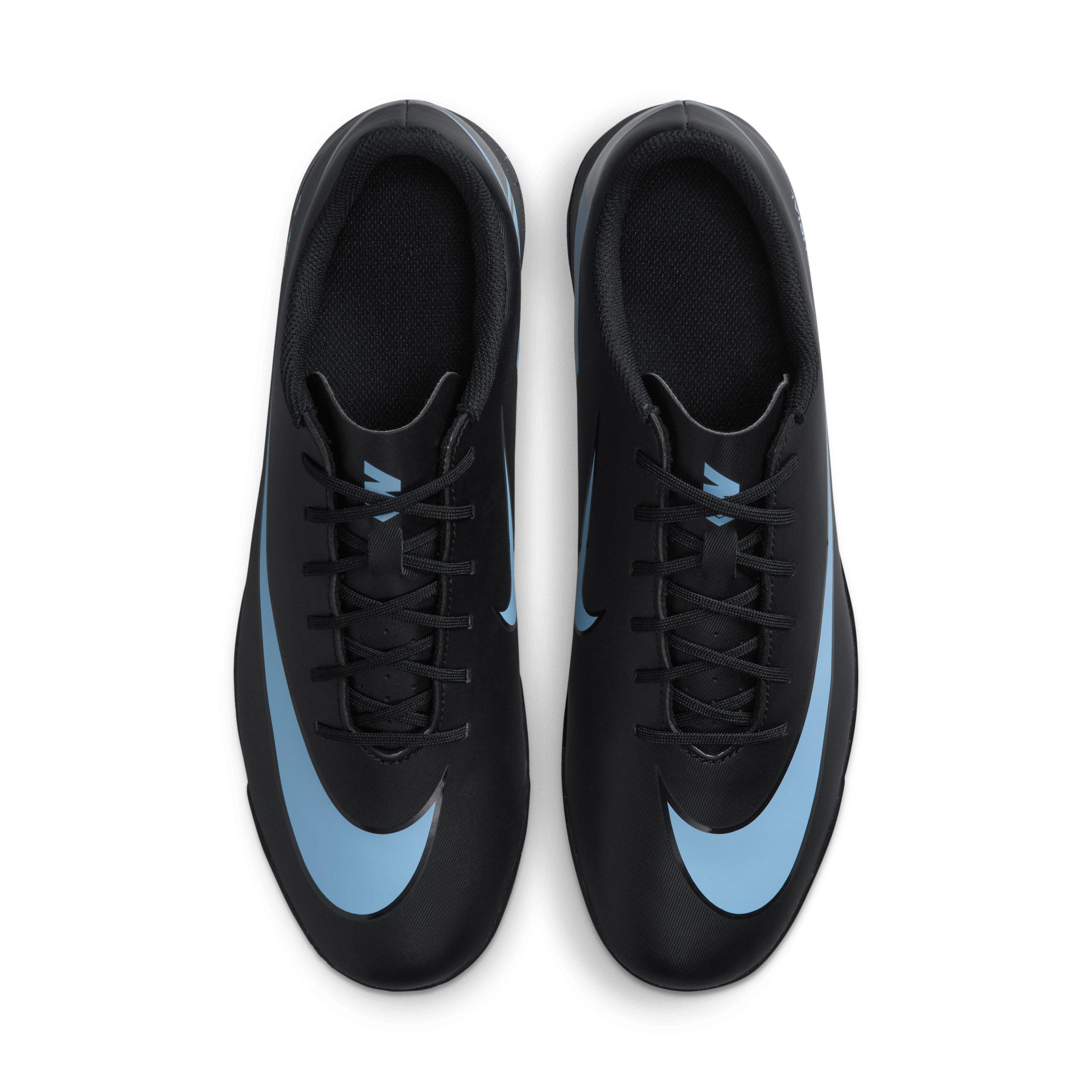 Nike Mercurial Vapor 16 Club Turf "Black/Ice Blue" Men's Soccer Shoe - BLACK/BLUE Thumbnail View 4