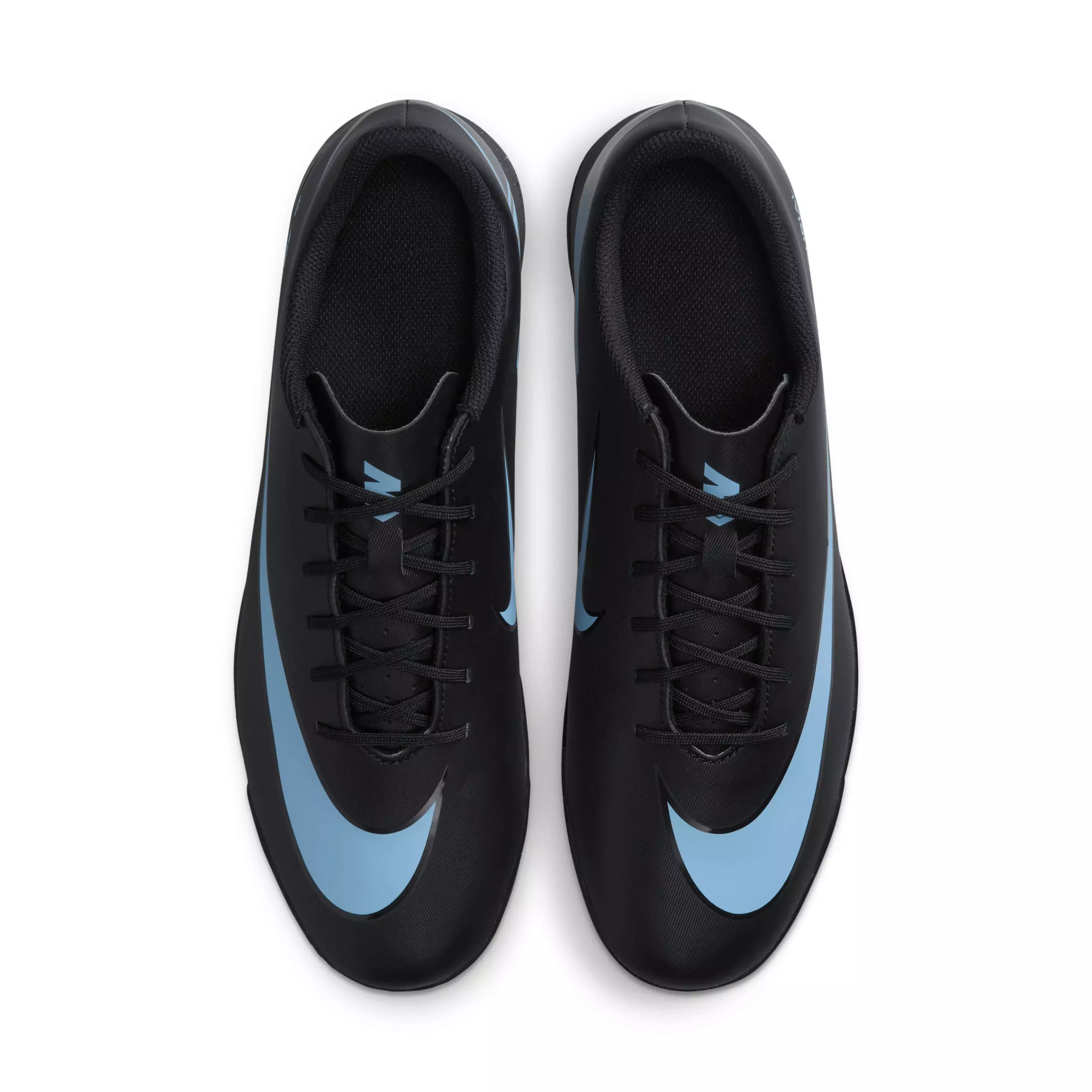 Nike Mercurial Vapor 16 Club Turf "Black/Ice Blue" Men's Soccer Shoe - BLACK/BLUE
