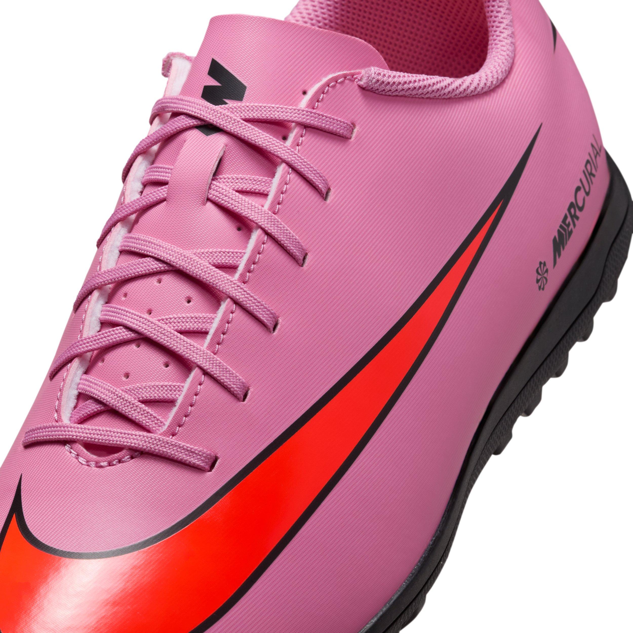 Nike Mercurial Vapor 16 Club Turf "Magic Flamingo/Total Crimson/Black" Men's Soccer Shoe - FLAMINGO/CRIMSON/BLACK Thumbnail View 7
