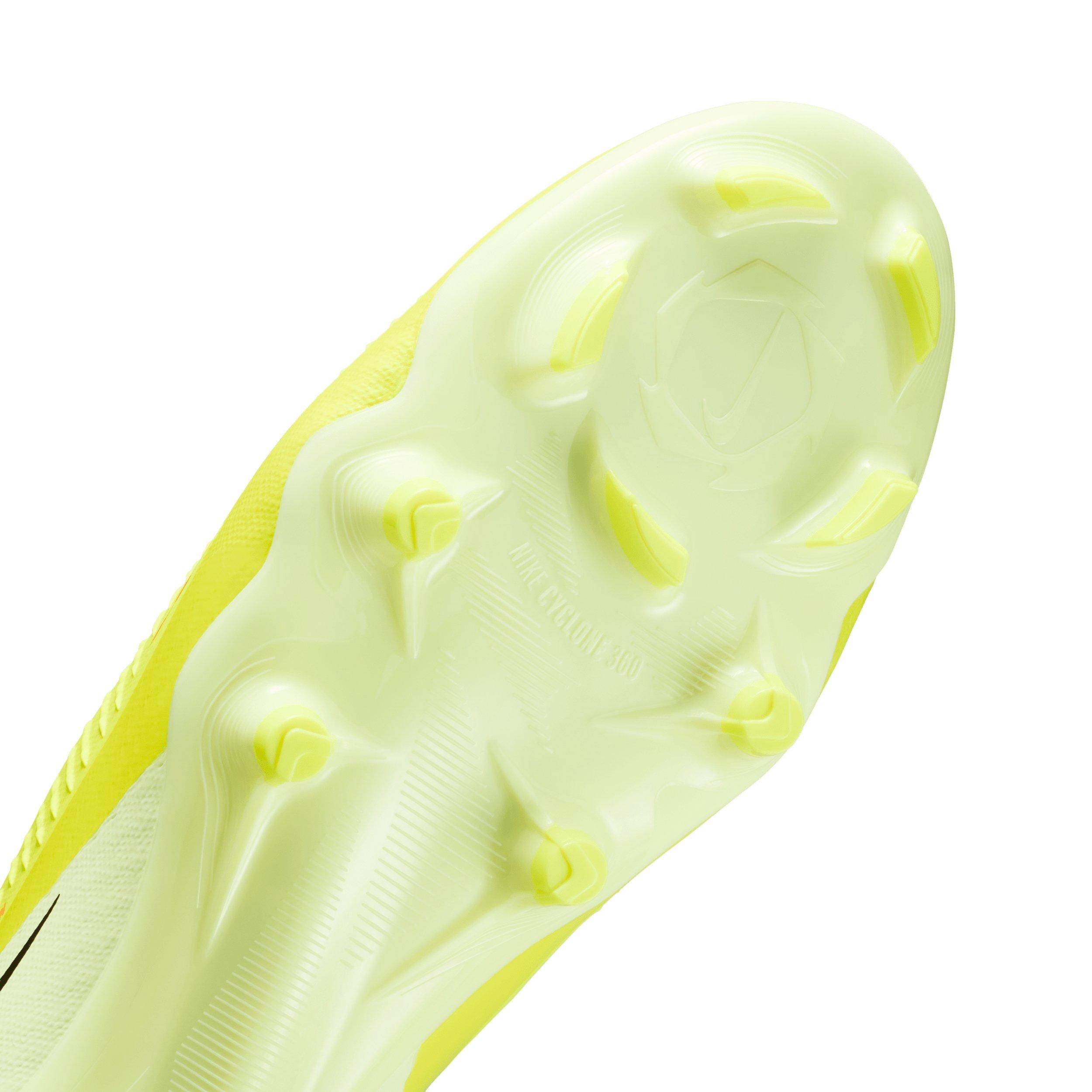 Nike Phantom 6 Low Academy MG "Hyper Crimson/Limelight/Black" Men's Soccer Cleat - CRIMSON/LIMELIGHT/BLACK Thumbnail View 6