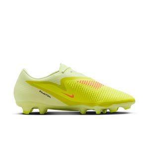 Nike Phantom 6 Low Academy MG "Hyper Crimson/Limelight/Black" Men's Soccer Cleat