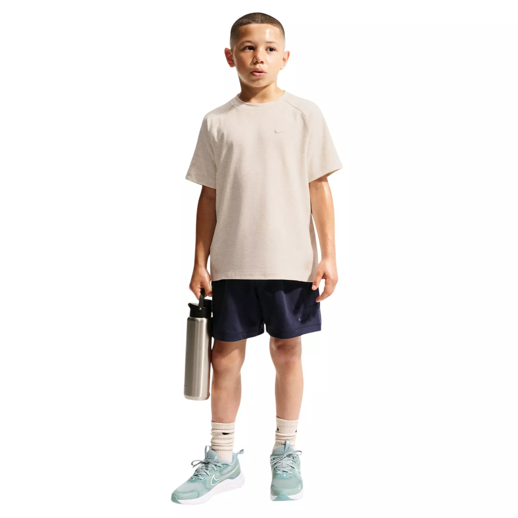 Nike Big Kids' Dri-FIT Primary Short-Sleeve Tee - Brown - BROWN