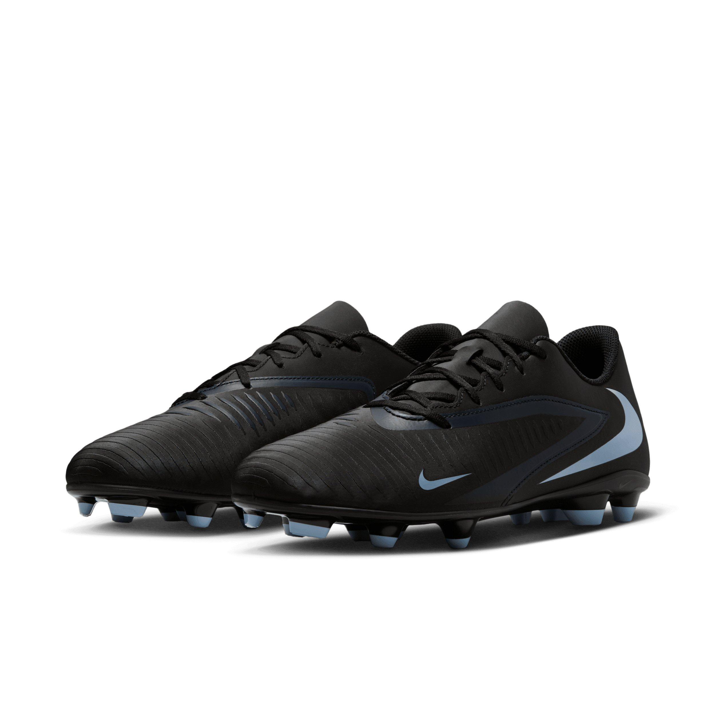 Nike Phantom 6 Low Club MG "Black/Black" Men's Soccer Cleat - BLACK/BLACK Thumbnail View 3
