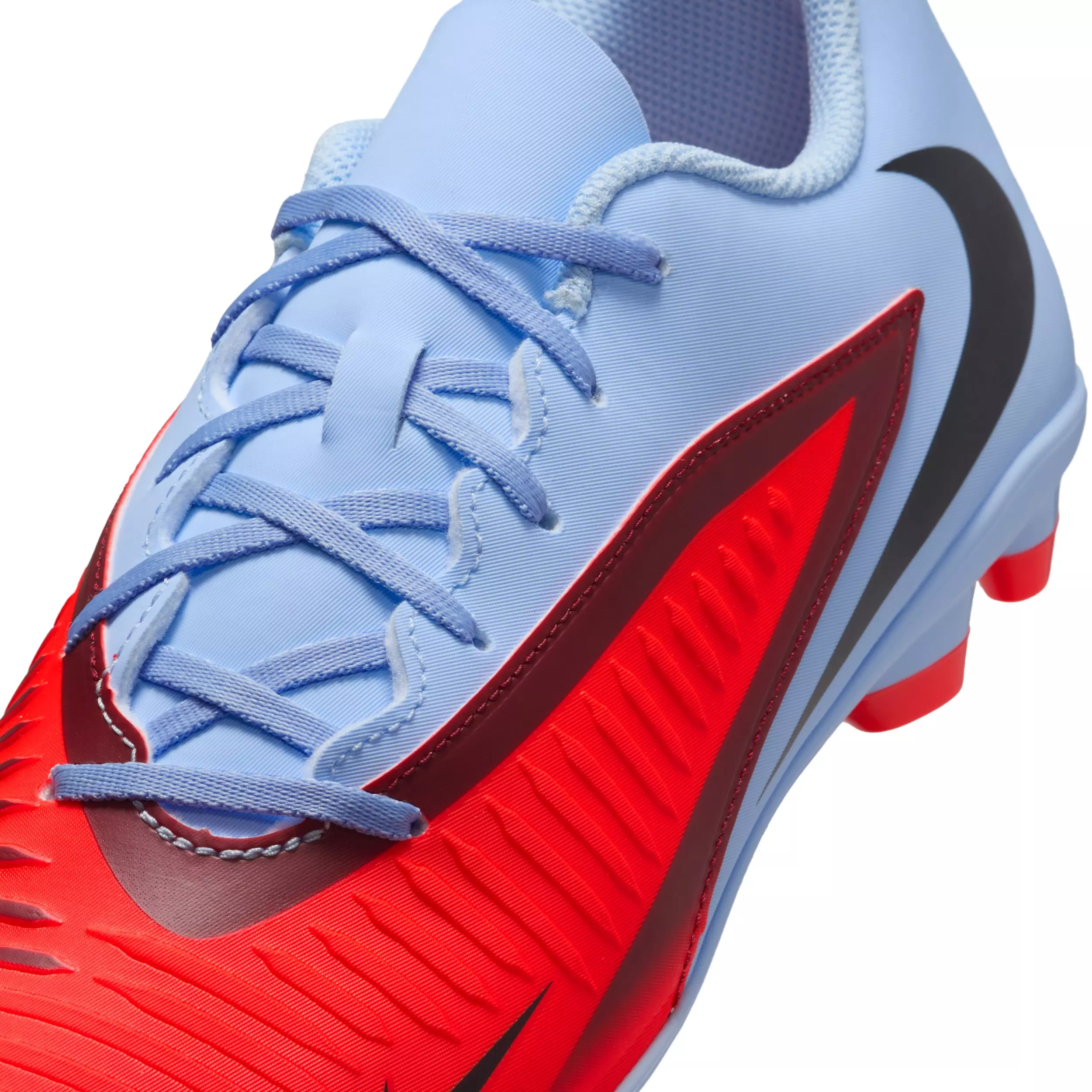 Nike Phantom 6 Low Club MG "Royal Tint/Bright Crimson" Men's Soccer Cleat - ROYAL/CRIMSON