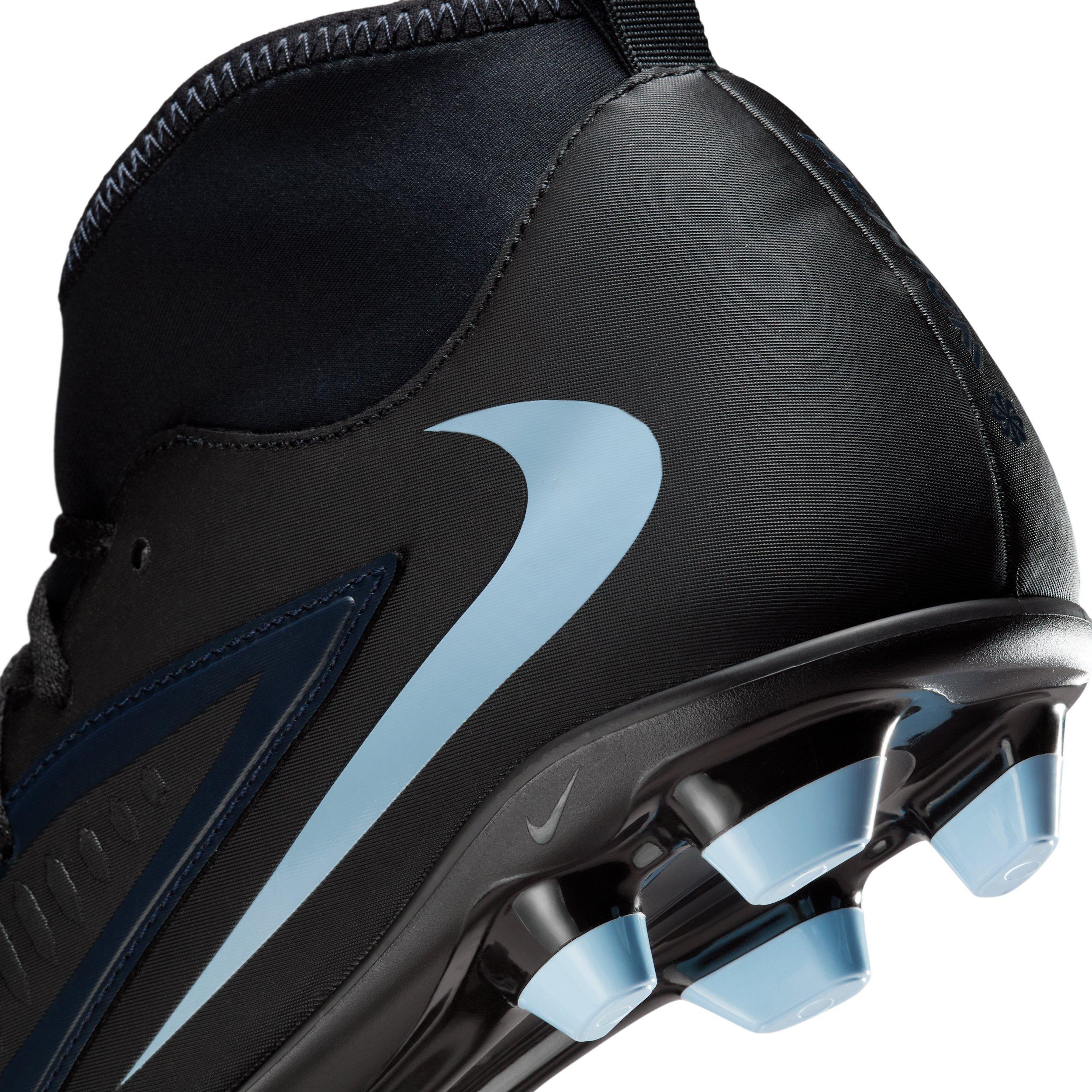 Nike Phantom 6 High Club MG "Black/Black" Men's Soccer Cleat - BLACK/BLACK Thumbnail View 8