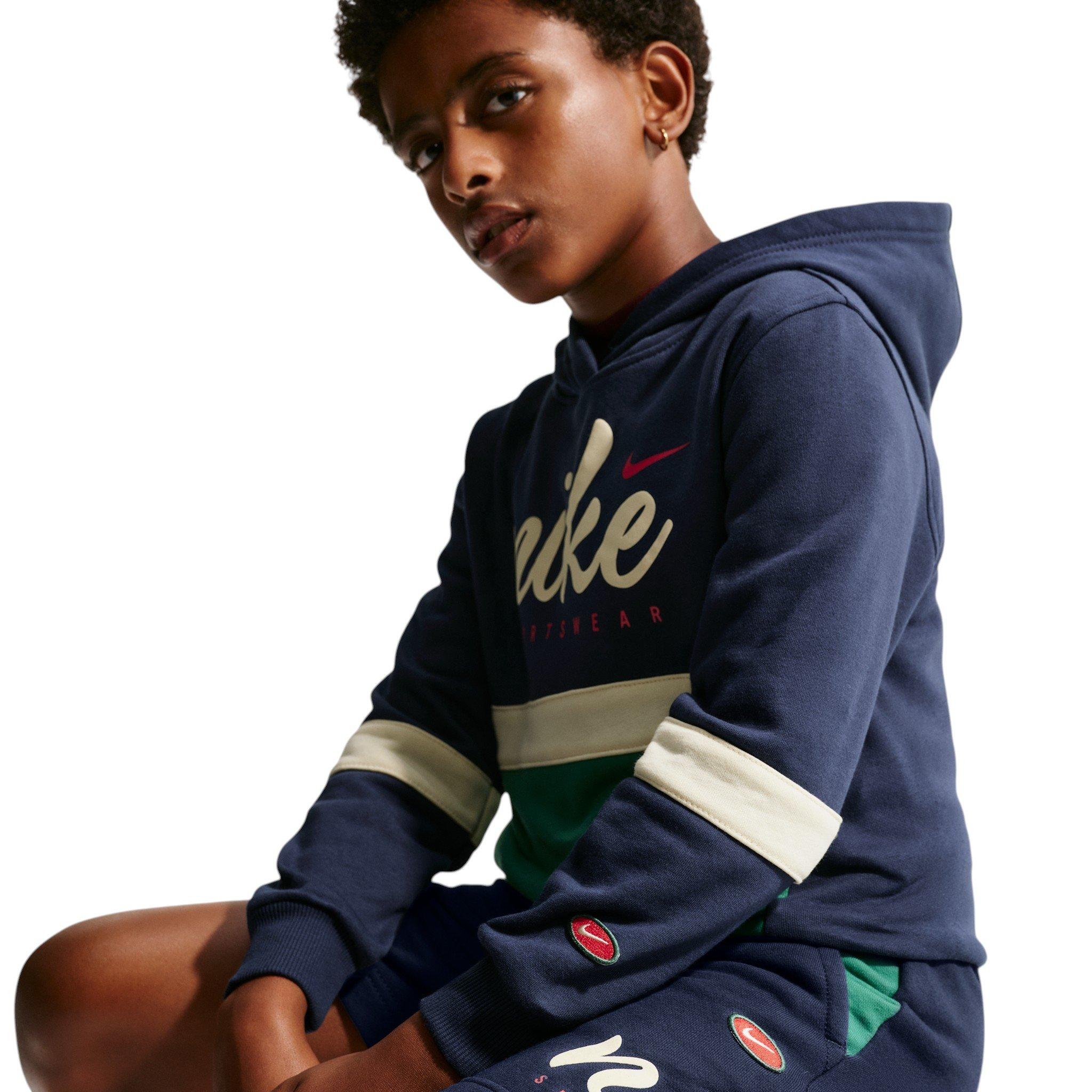 Nike Big Boys' Sportswear Club French Terry Shorts - Navy - NAVY