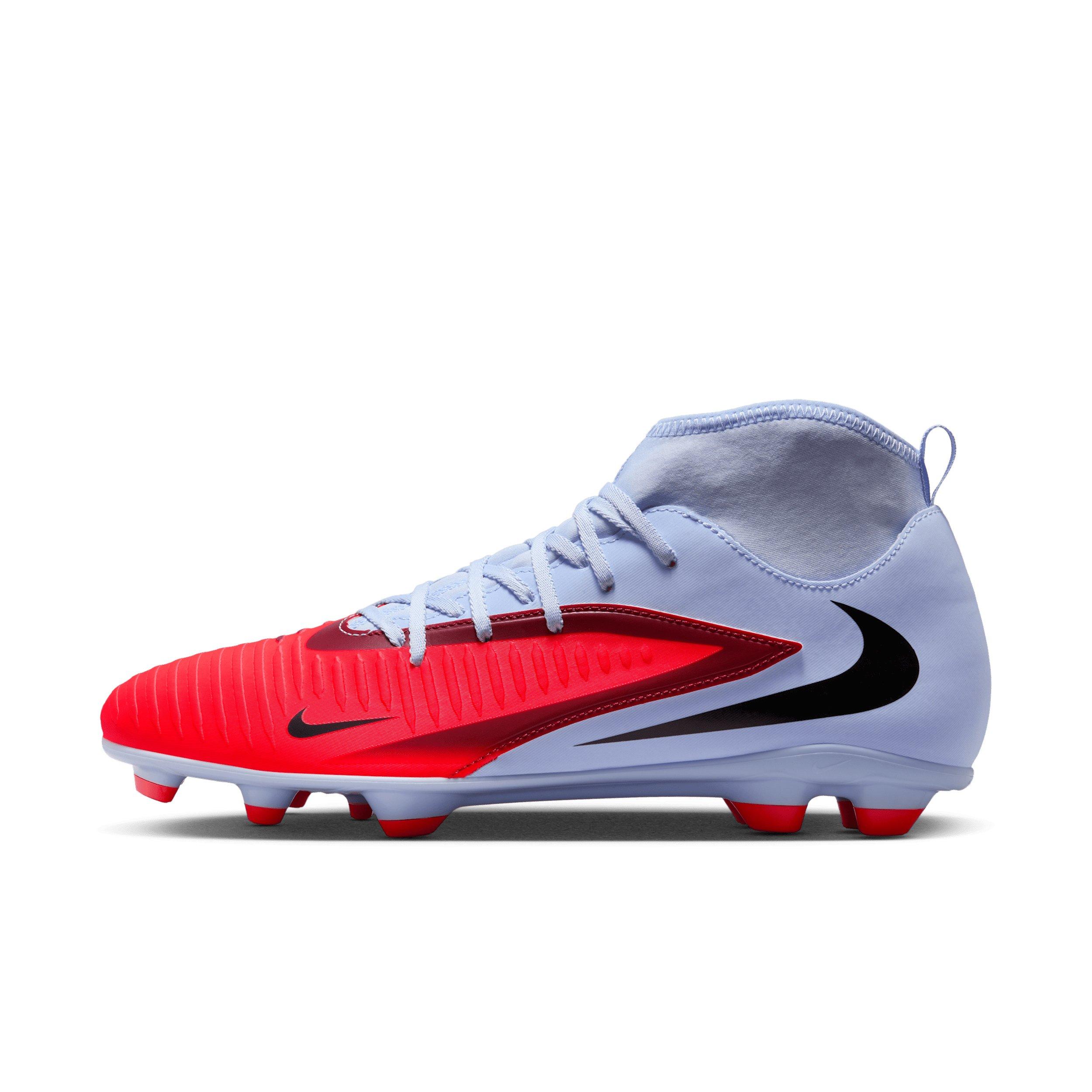 Nike Phantom 6 High Club MG "Royal Tint/Bright Crimson" Men's Soccer Cleat - ROYAL/CRIMSON Thumbnail View 2