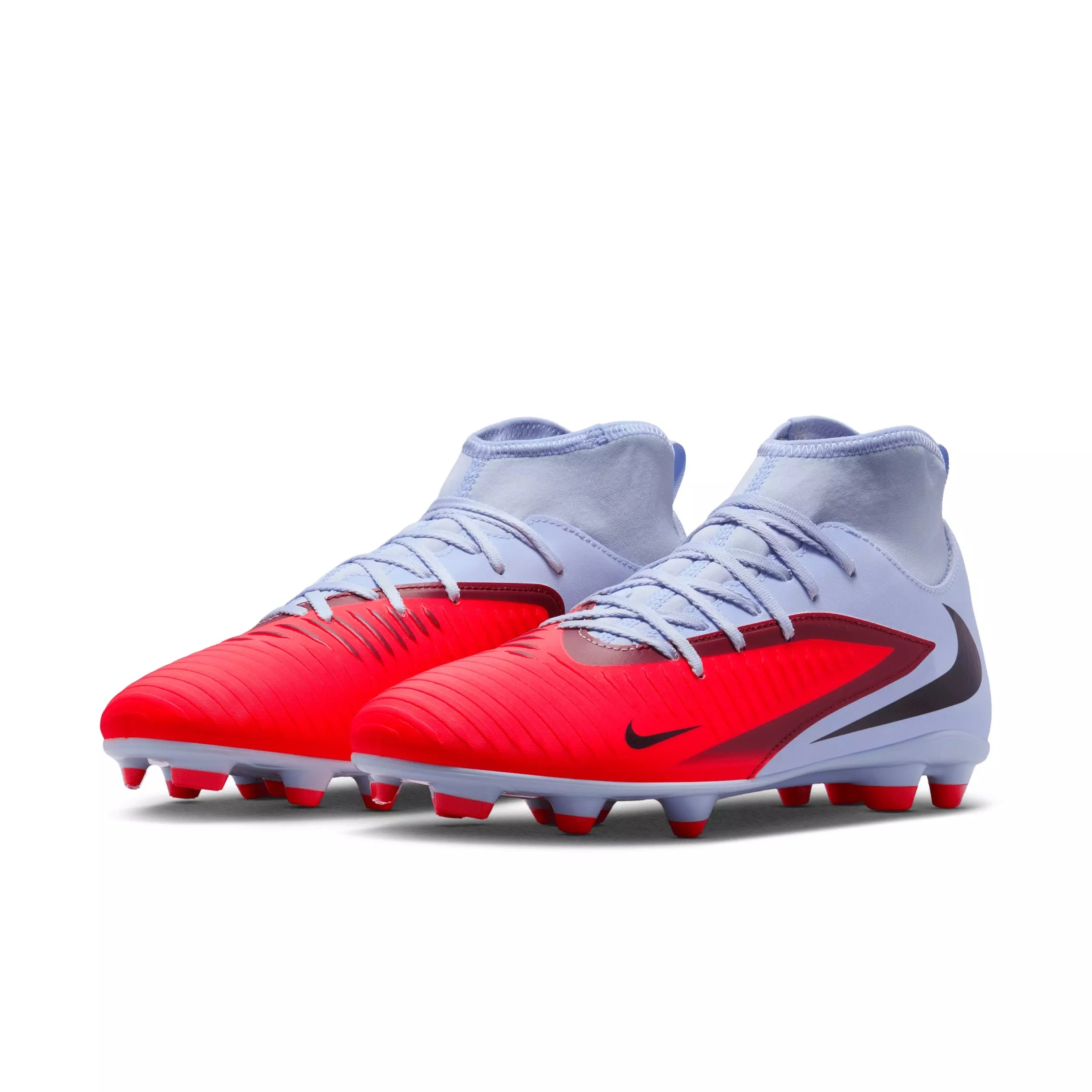 Nike Phantom 6 High Club MG "Royal Tint/Bright Crimson" Men's Soccer Cleat - ROYAL/CRIMSON