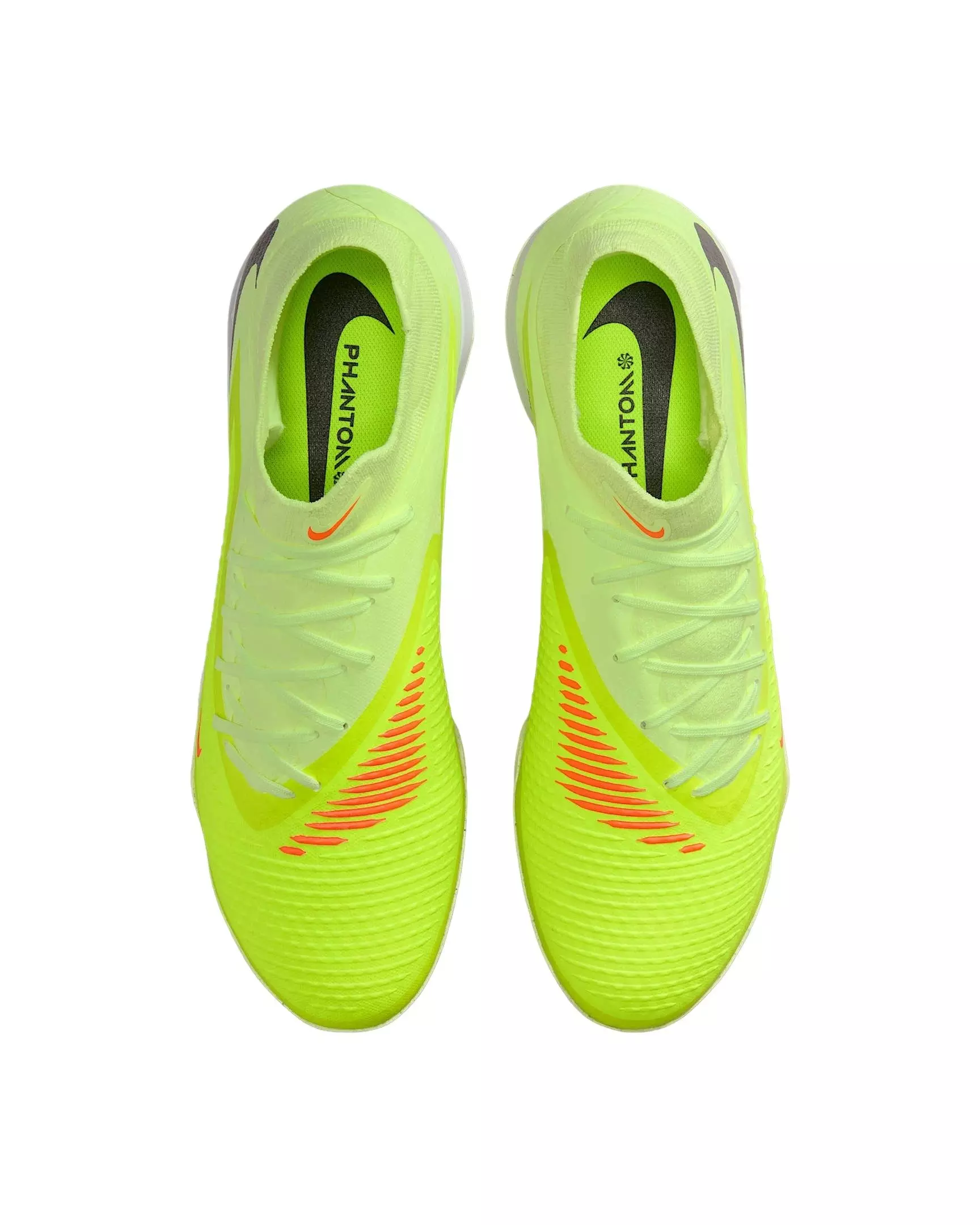 Nike Phantom 6 High Academy Turf "Hyper Crimson/Life Lime/Black" Men's Soccer Shoe - ORANGE/GREEN/BLACK