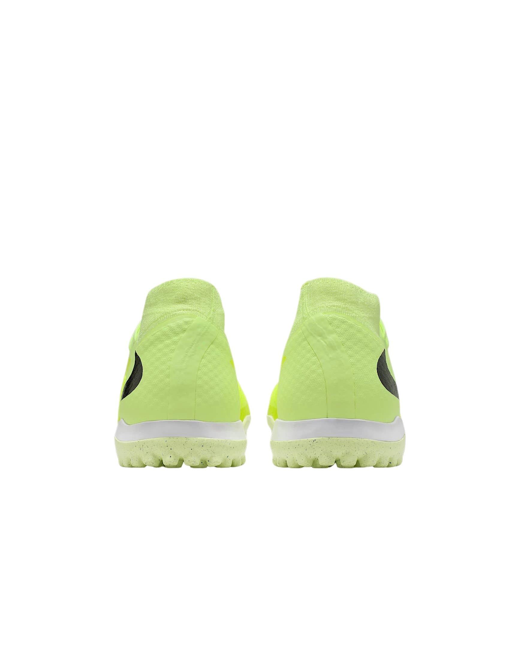 Nike Phantom 6 High Academy Turf "Hyper Crimson/Life Lime/Black" Men's Soccer Shoe - ORANGE/GREEN/BLACK Thumbnail View 5