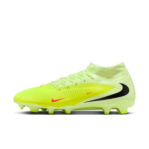 Nike Phantom 6 High Academy MG "Hyper Crimson/Limelight/Black" Men's Soccer Cleat