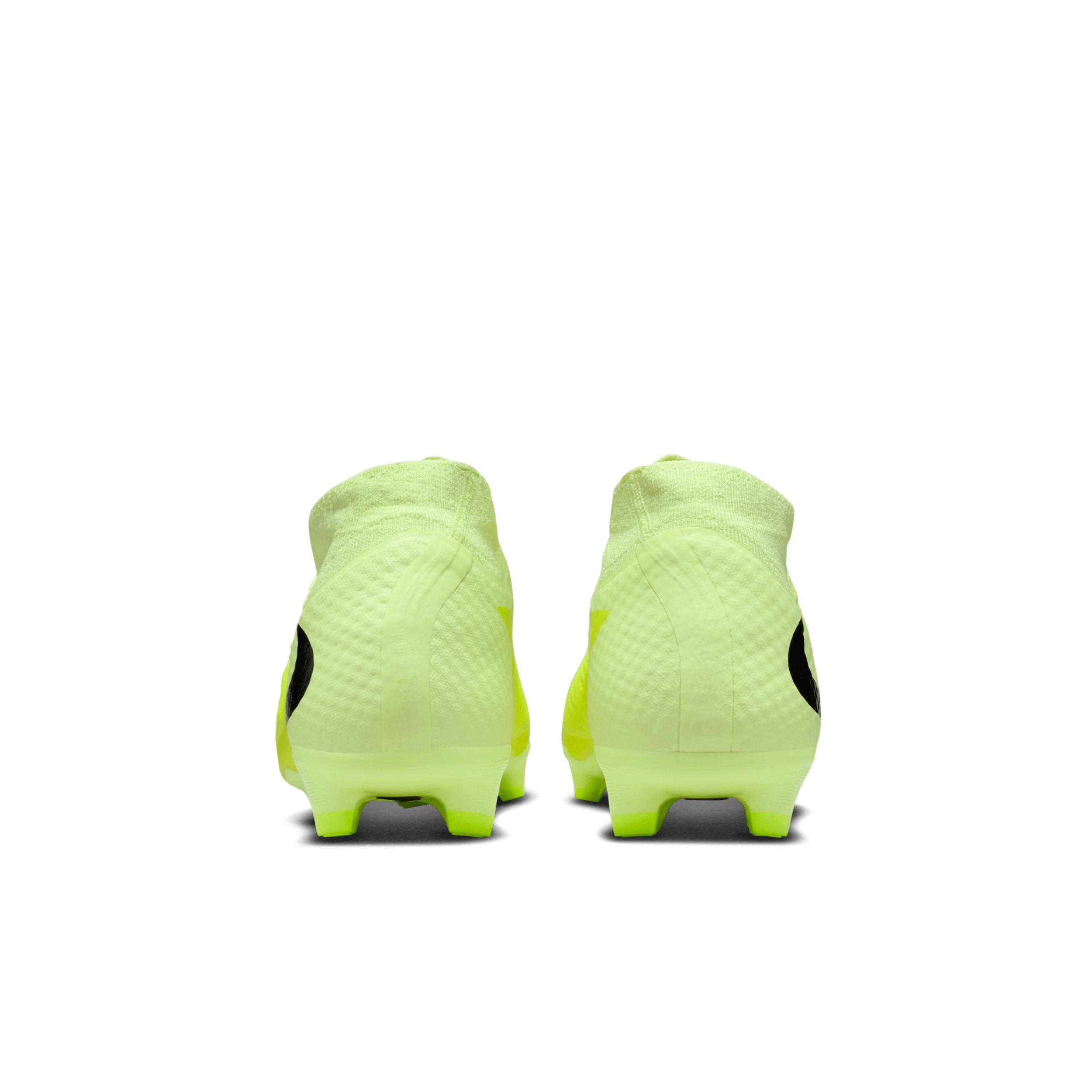 Nike Phantom 6 High Academy MG "Hyper Crimson/Limelight/Black" Men's Soccer Cleat - CRIMSON/LIMELIGHT/BLACK Thumbnail View 5