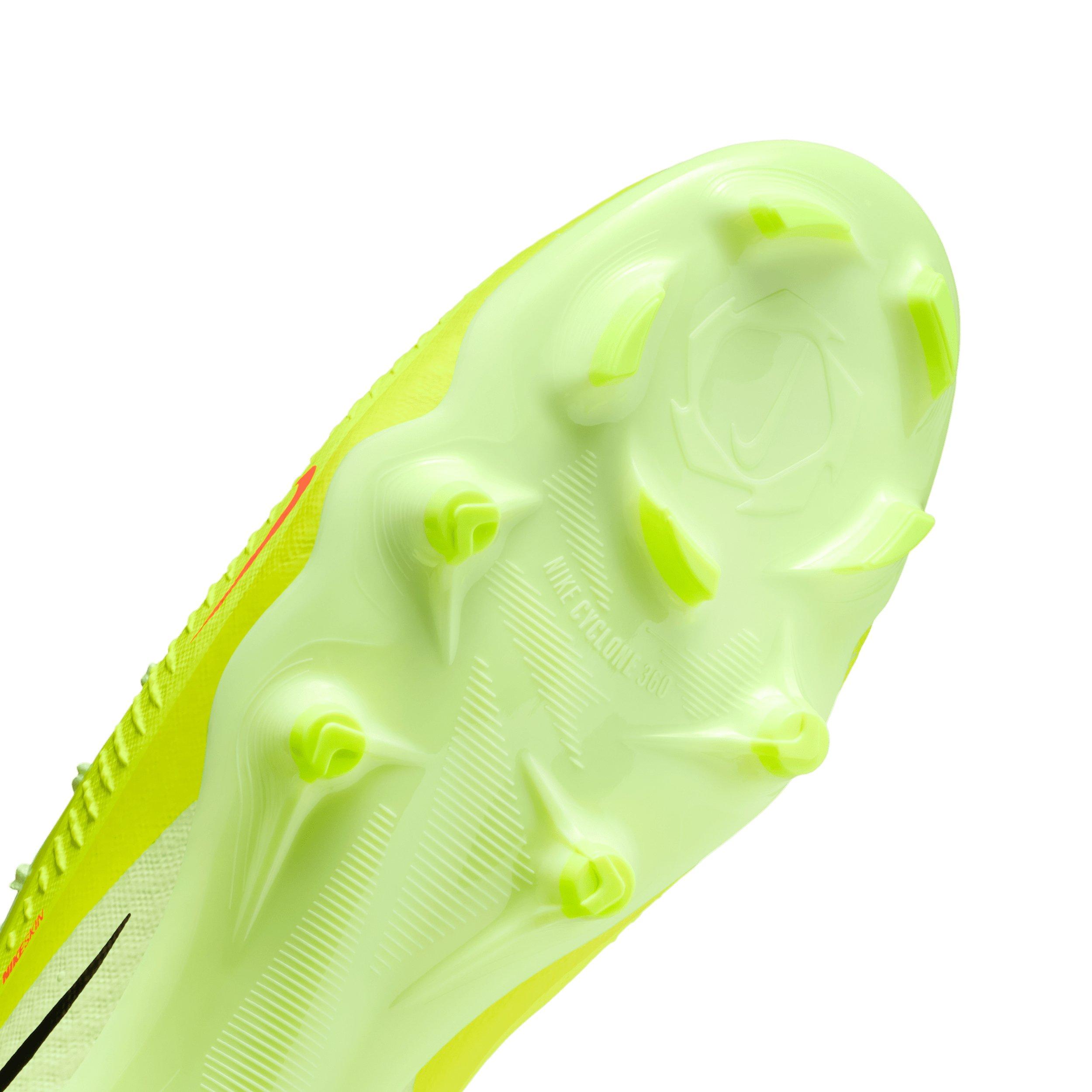 Nike Phantom 6 High Academy MG "Hyper Crimson/Limelight/Black" Men's Soccer Cleat - CRIMSON/LIMELIGHT/BLACK Thumbnail View 7