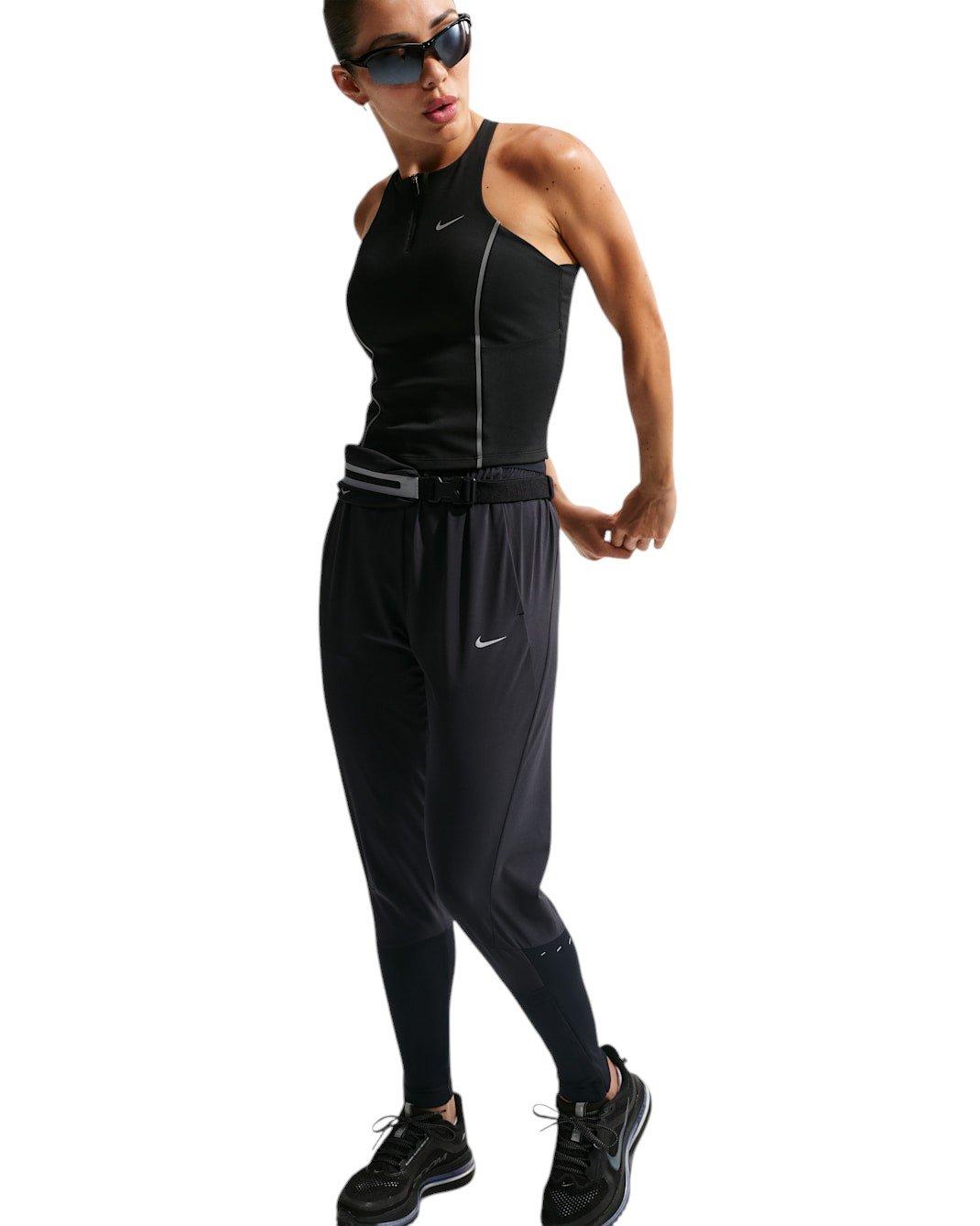 Nike Women's Swift Dri-FIT Mid-Rise Running Pants - Black - BLACK