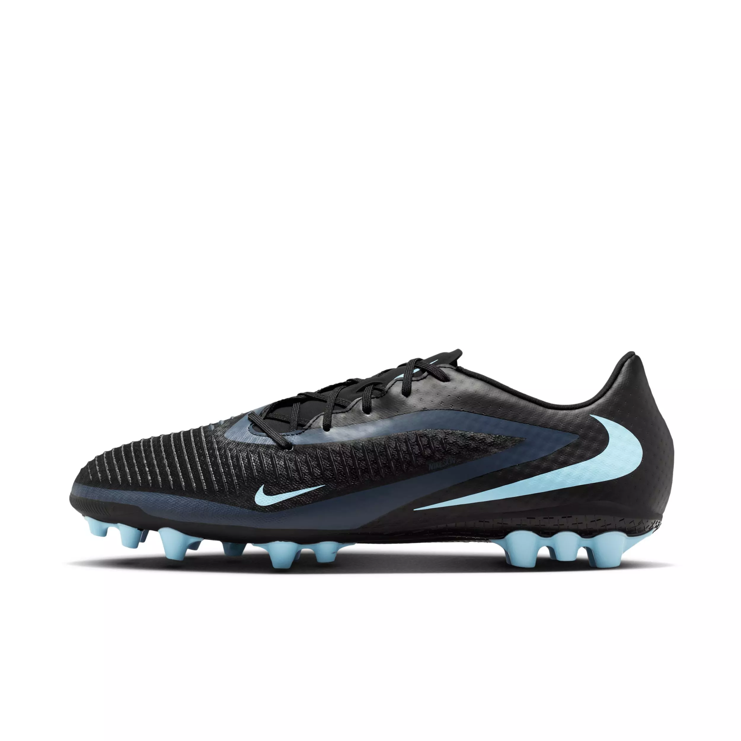Nike Phantom 6 Low Academy AG "Black/Black" Men's Soccer Cleat - BLACK/BLACK
