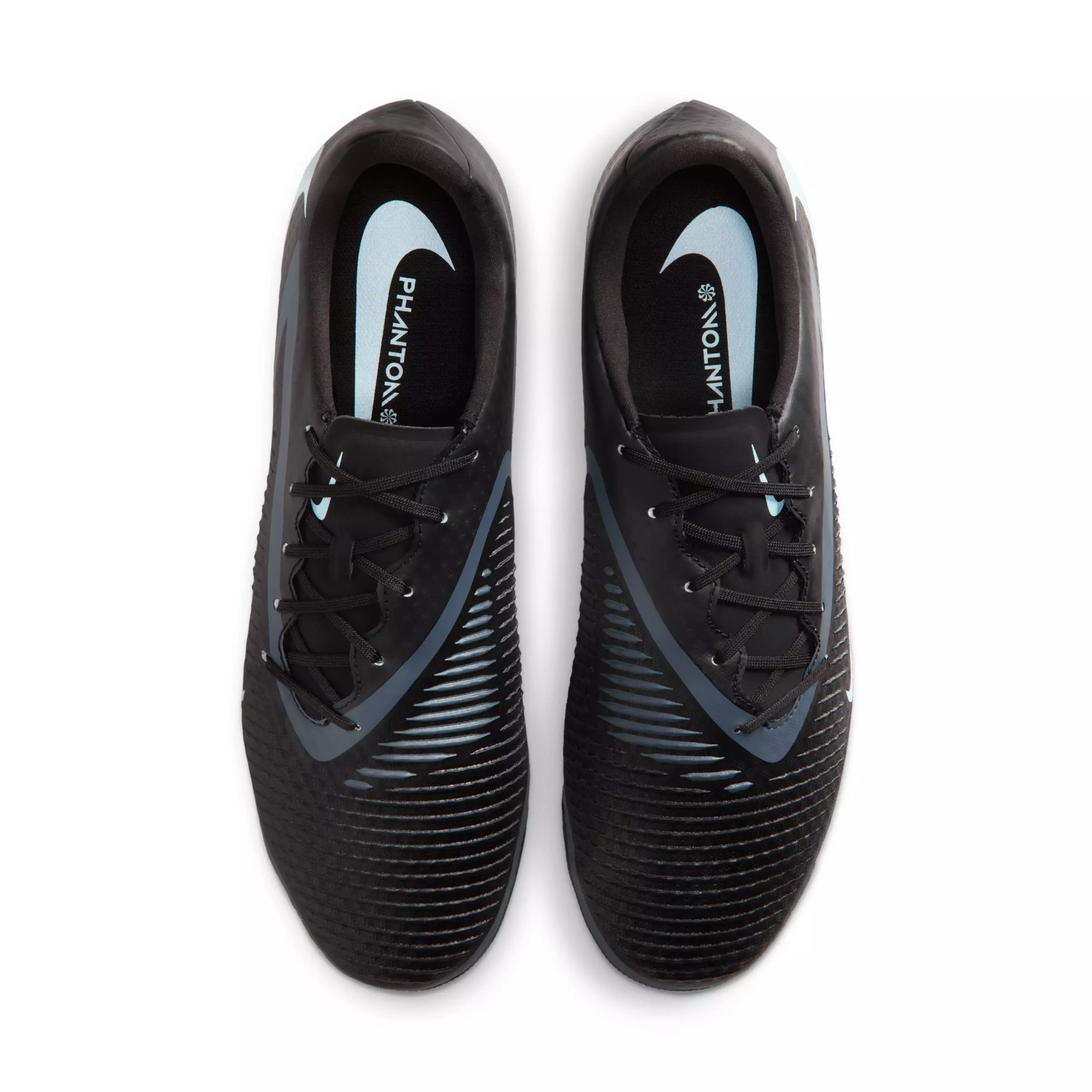 Nike Phantom 6 Low Academy AG "Black/Black" Men's Soccer Cleat - BLACK/BLACK