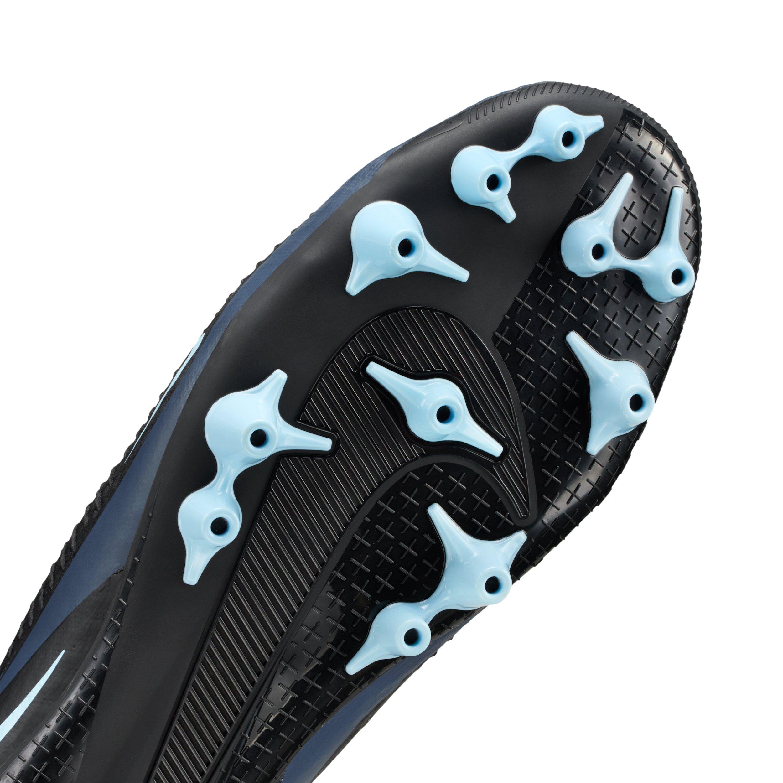 Nike Phantom 6 Low Academy AG "Black/Black" Men's Soccer Cleat - BLACK/BLACK Thumbnail View 7