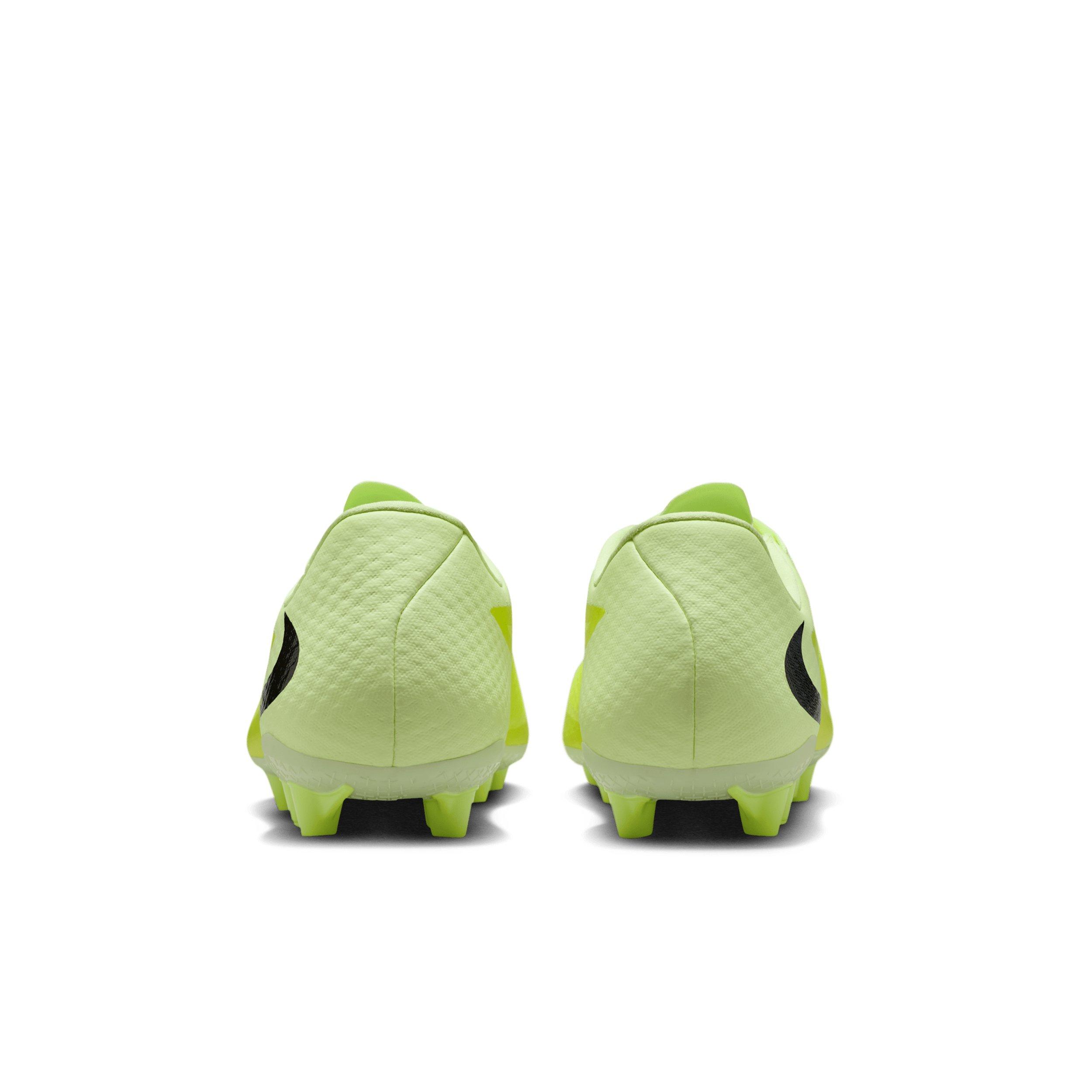 Nike Phantom 6 Low Academy AG "Hyper Crimson/Limelight/Black" Men's Soccer Cleat - CRIMSON/LIMELIGHT/BLACK Thumbnail View 5