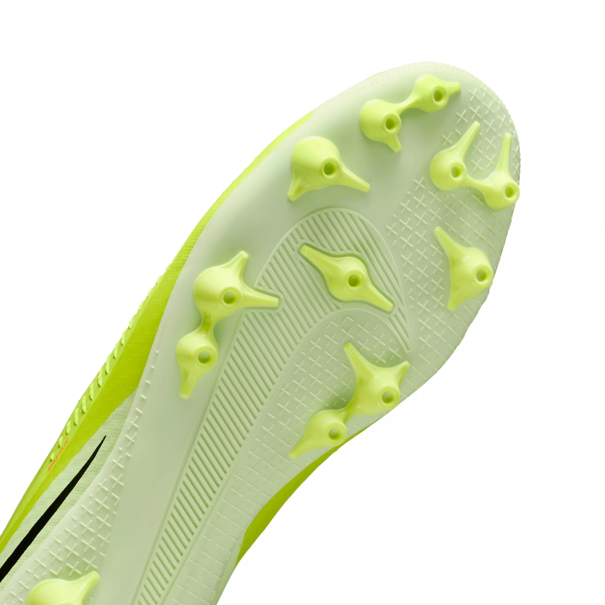 Nike Phantom 6 Low Academy AG "Hyper Crimson/Limelight/Black" Men's Soccer Cleat - CRIMSON/LIMELIGHT/BLACK